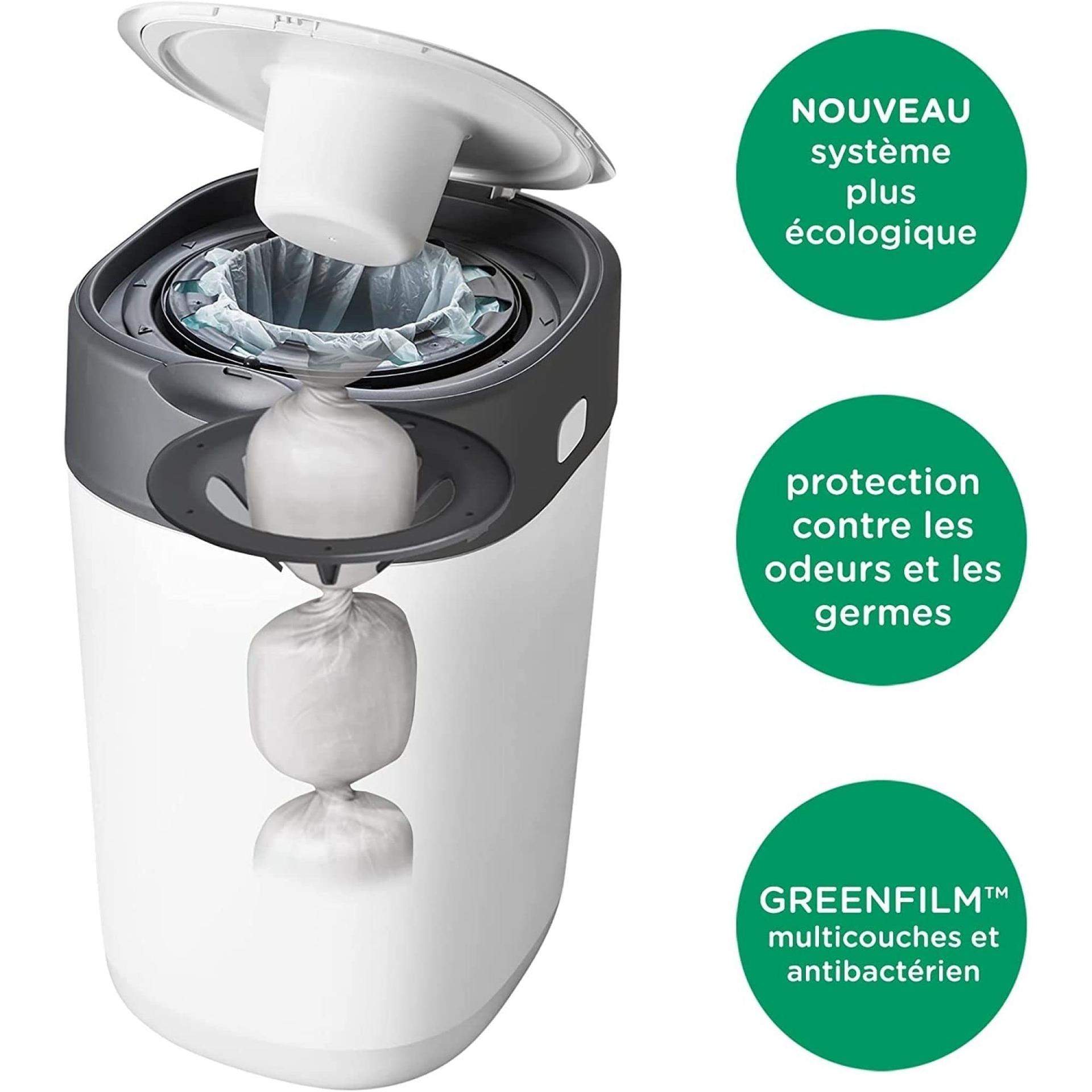 Tommee Tippee täitekassetid Twist & Click Advanced mähkmehügieenisüsteemi jaoks, antibakteriaalse GREENFILM-kilega, 12 tk komplekt – pilt 8