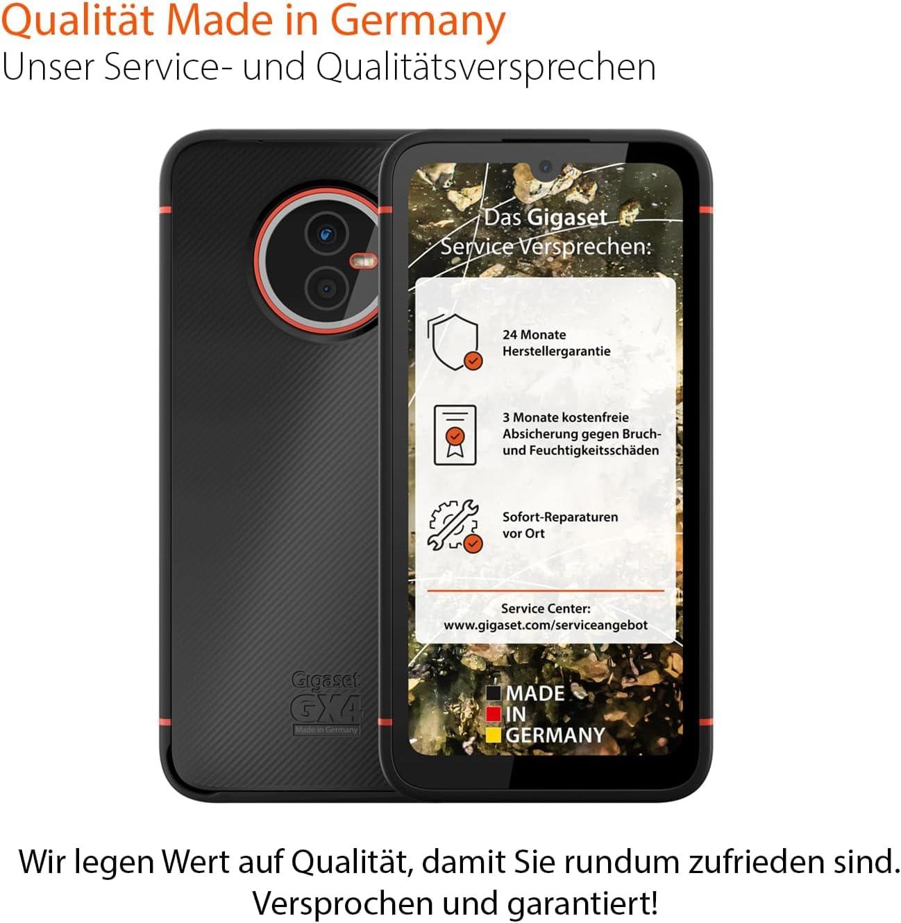 Gigaset GX4 PRO vastupidav äritelefon 4G – tolmu- ja veekindel IP68, militaarstandard – 6,1″ HD+ ekraan Gorilla Glassiga – 128GB+6GB RAM – 48MP kaamera – 400 tundi ooteaega, Must – lisavaade