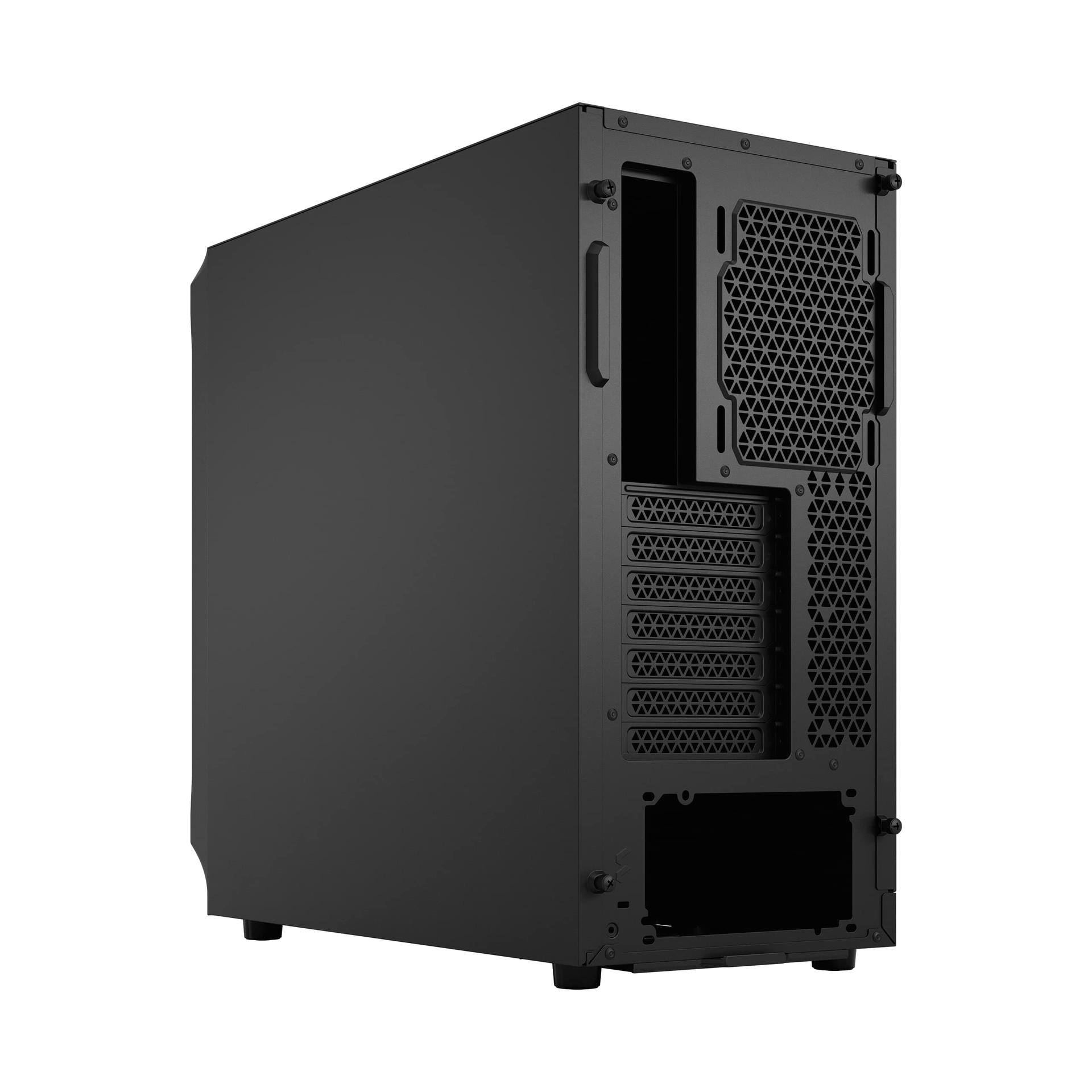 Fractal Design Focus 2 Must Solid – Võrgustatud Esipaneel – Kaks 140 mm Aspect Ventilaatorit – ATX Mängurikorpus – lisavaade