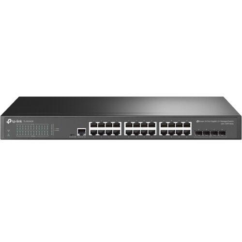 TP-Link TL-SG3428 24-Port Gigabit L2 hallatav võrgulüliti 4 SFP-pesaga (19-tolline rack-paigaldus