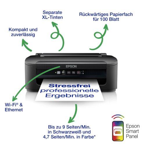 Epson WorkForce WF-2110W A4-tindiprinter Wi-Fi ja Etherneti ühendusega