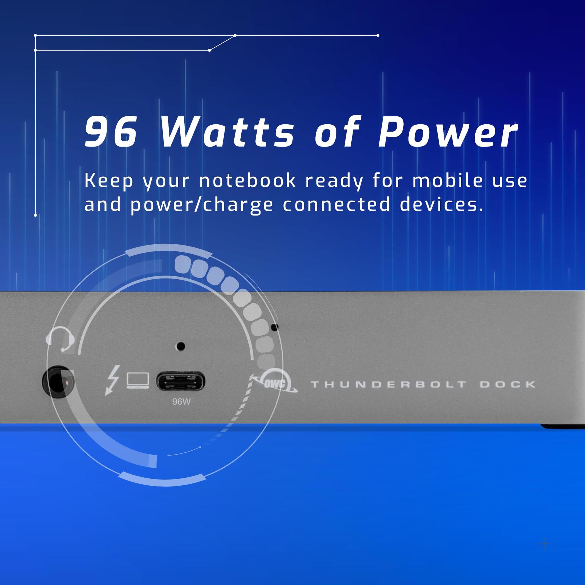 OWC Thunderbolt 4 Dock dokkimisjaam, hall/must, USB, SD OWCTB4DOCK – pilt 6