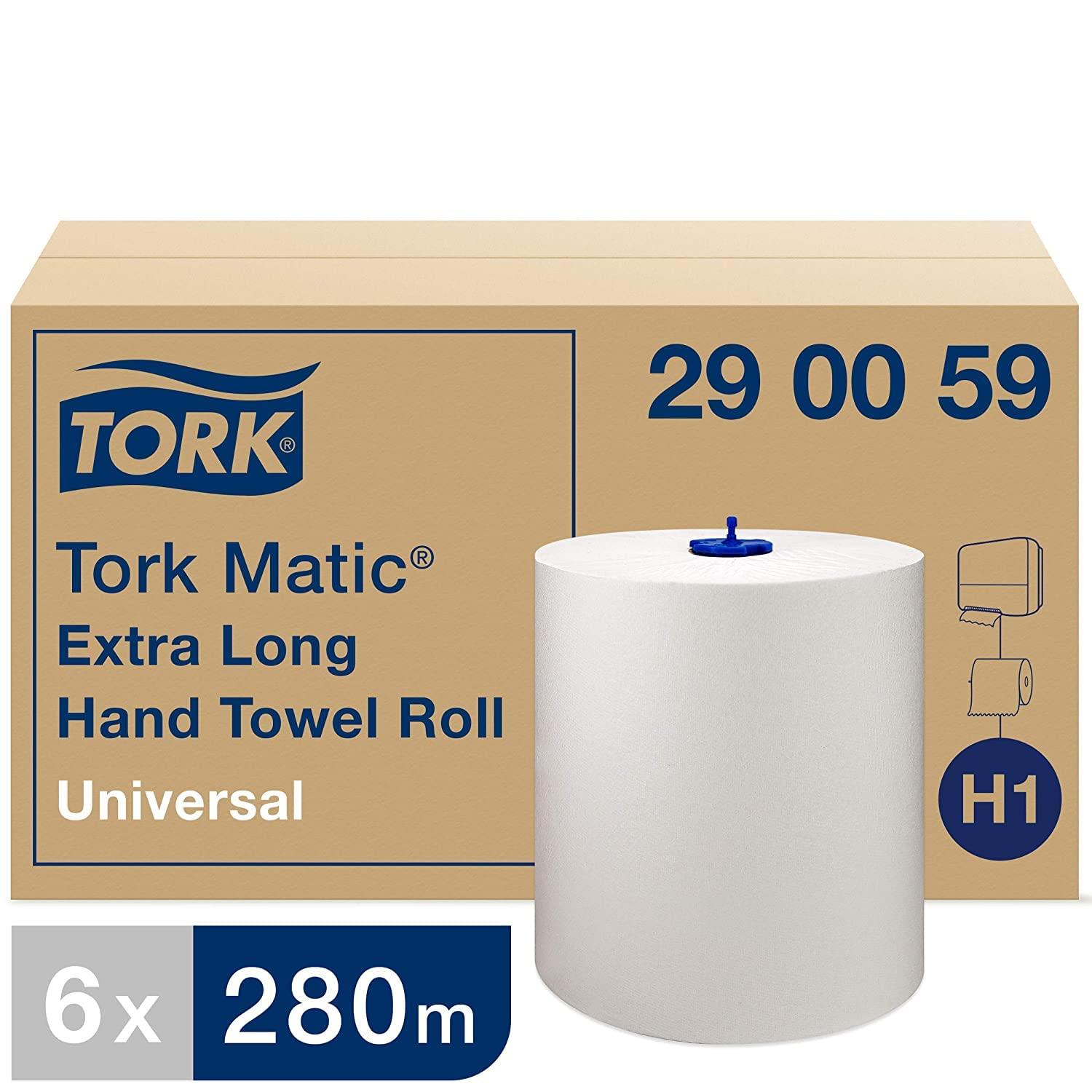 Tork 290059 Matic rullkäterätik, eriti pikk, valge (6-pakk) – detailne vaade