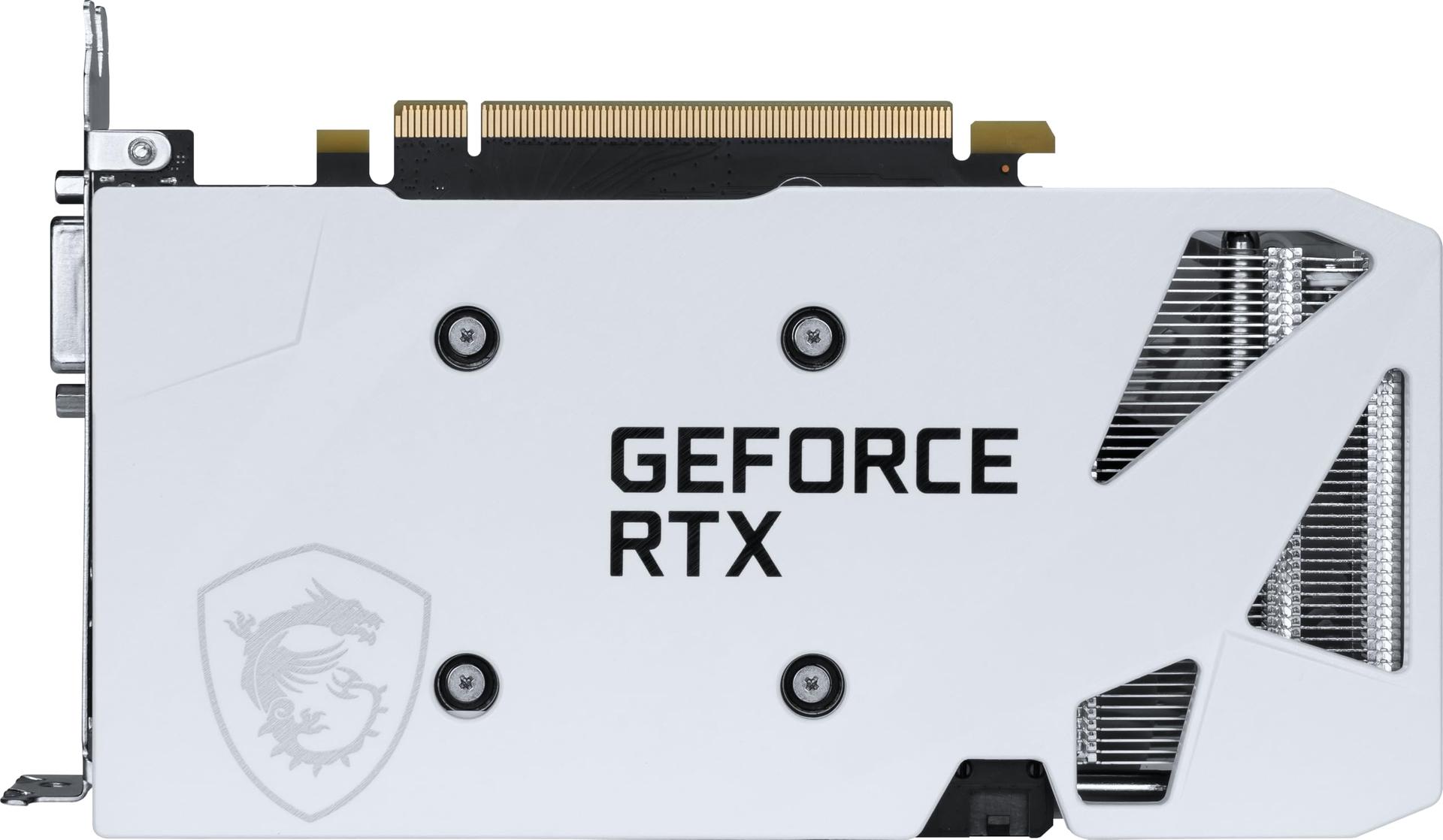 MSI GeForce RTX 3050 Ventus 2X XS White 8G OC – 8GB GDDR6 mälu, 128-bit, 14 Gbps – pilt 6