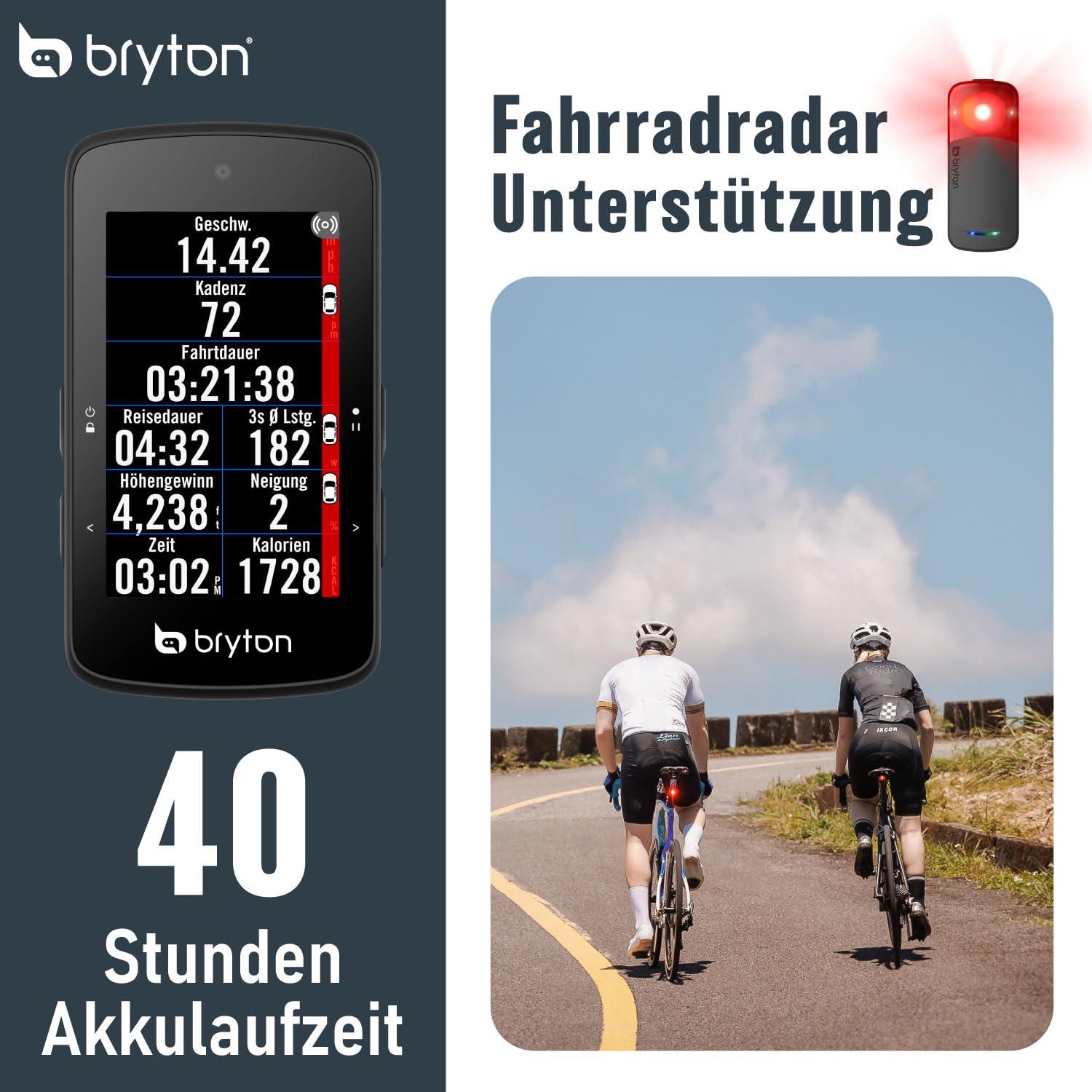 Bryton Rider 750SE 2,8-tolline värviline LCD-puuteekraaniga GPS-jalgrattakompuuter, offline-EU kaart, ühilduvus rattaradari ja 40-tunnise aku kestvusega, pööre-pööralt navigatsioon – lisavaade