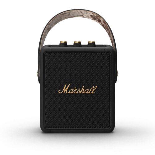 Marshall Stockwell II kaasaskantav Bluetooth-kõlar - Must ja Messing