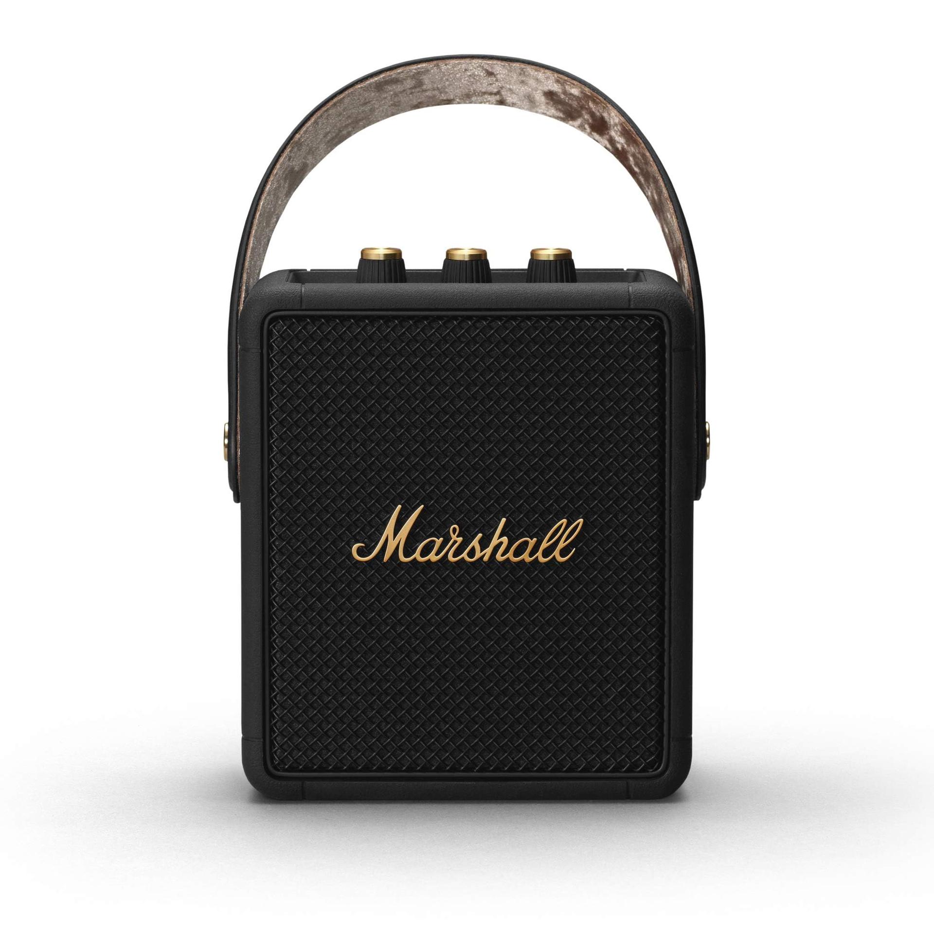 Marshall Stockwell II kaasaskantav Bluetooth-kõlar – Must ja Messing