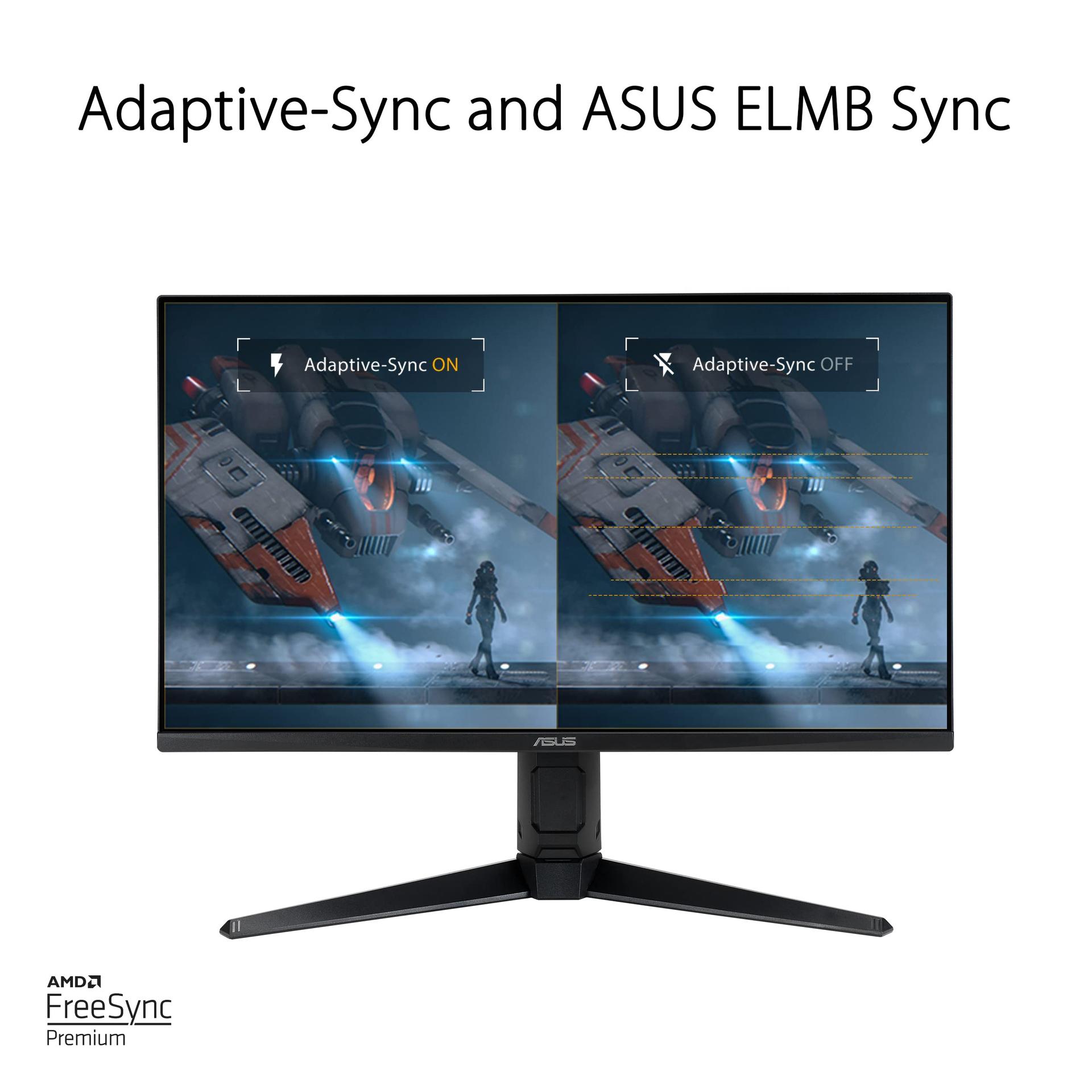 ASUS TUF Gaming VG32UQA1A – 31,5-tolline 4K UHD monitor – 160 Hz, 1 ms MPRT, FreeSync Premium, GameFast Input, DisplayHDR 400 – VA-paneel, 16:9, 3840×2160, DP 1.4 DSC, HDMI 2.1, USB, ergonoomiline, kõlarid – pakend ja tarvikud