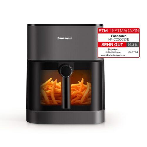 Panasonic NF-CC500SXE kuumaõhufritüür vaatlusakna ja aurulisandiga