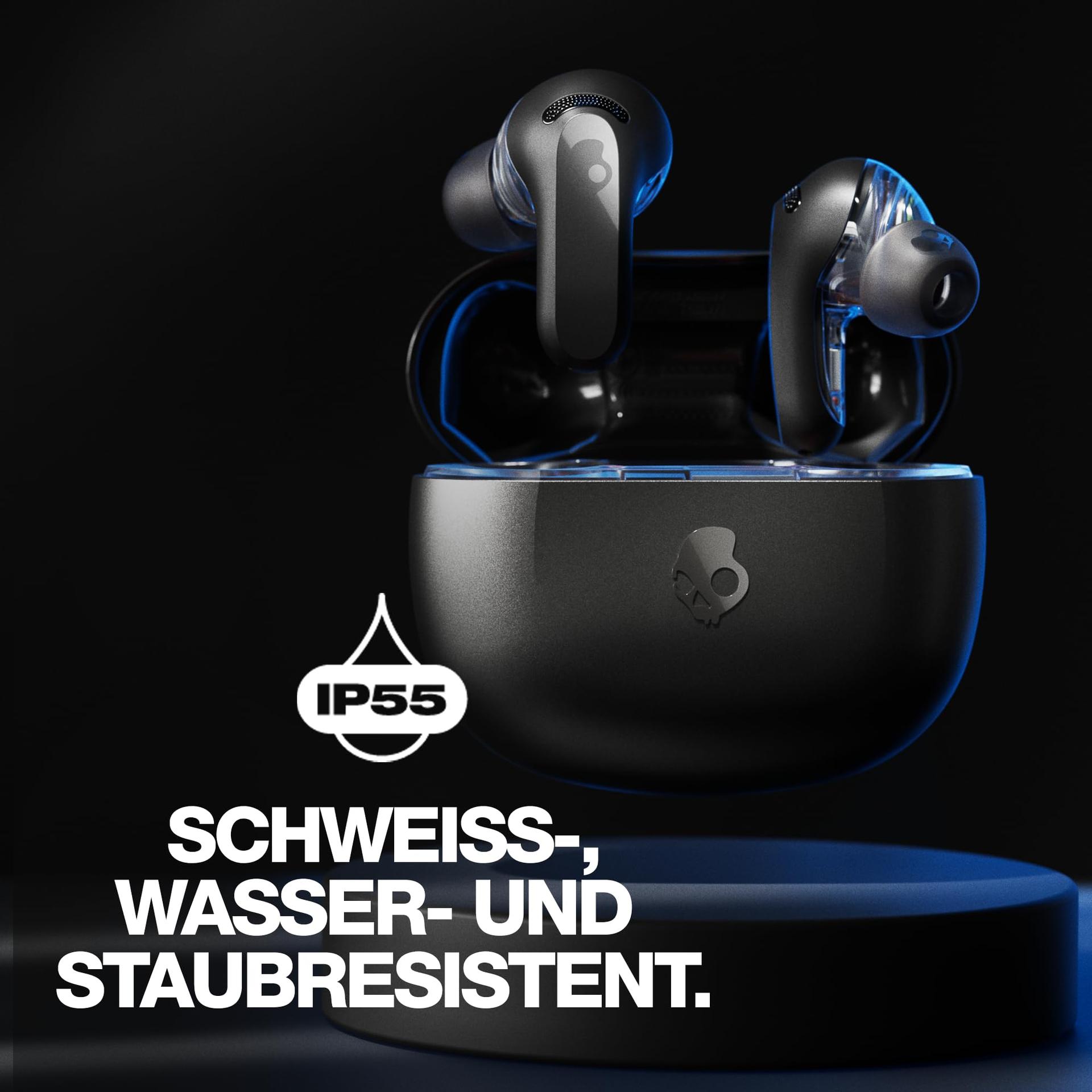 Skullcandy Rail ANC juhtmevabad mürasummutavad kõrvaklapid, 27 h aku, mikrofon, ühilduvus iPhone, Android ja Bluetooth-seadmetega – Must – lisavaade