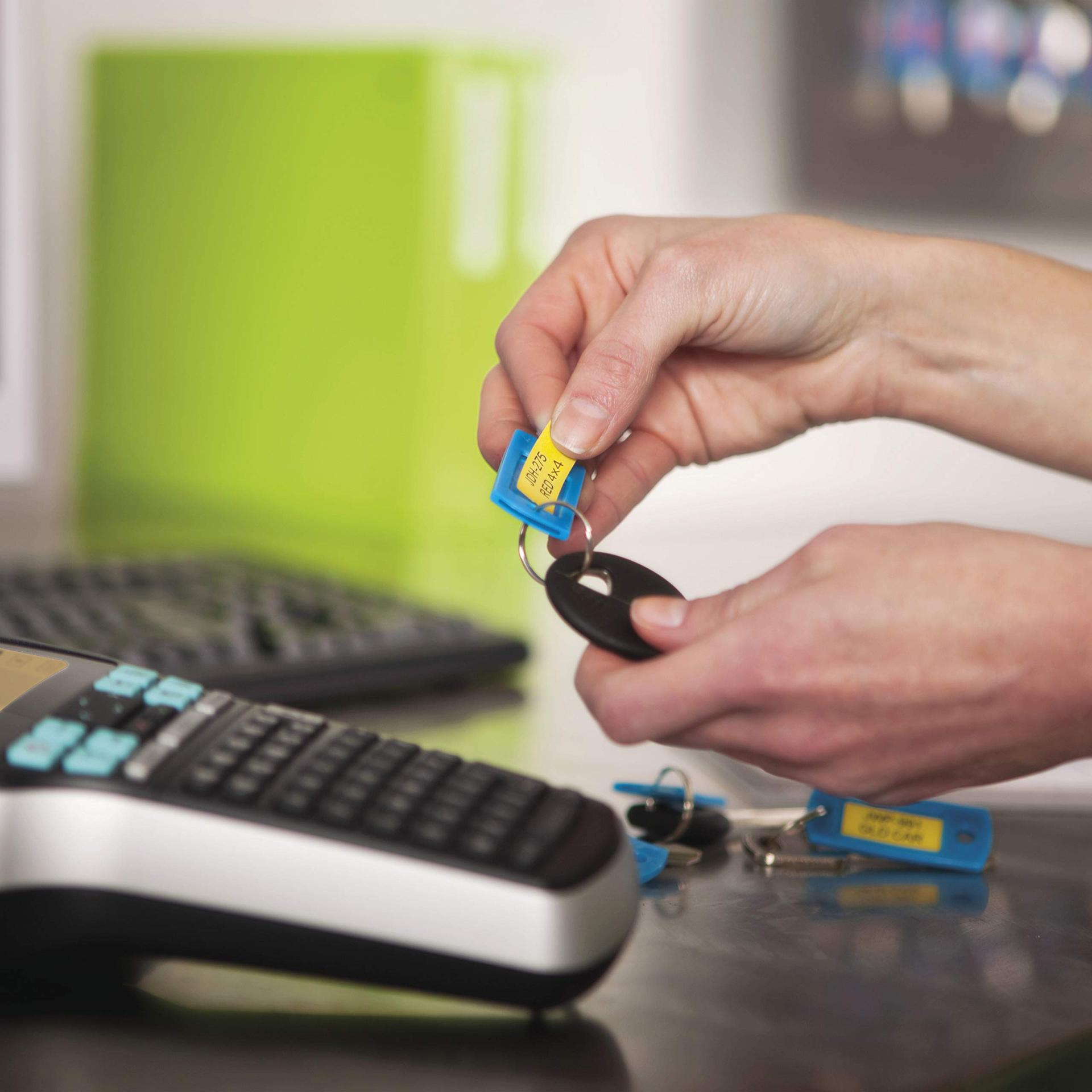 DYMO LabelManager 420P sildiprinter kohvris | Kaasaskantav etiketiprinter ABC-klaviatuuriga | Lisa D1-sildilintide rullid | D1-siltidele laiusega 6, 9, 12, 19 mm – lisavaade