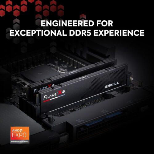 G.SKILL Flare X5 Series (AMD Expo) 32GB (2X 16GB) 288-Pin SDRAM DDR5 6000 CL36-36-36-96 1