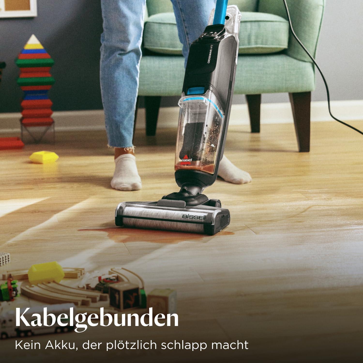 Bissell CrossWave HF2 märg-kuiv tolmuimeja kaabliga, imemine ja pesemine ühes, kerge märgtolmuimeja, võimas pesutolmuimeja, ainult kõvadele põrandatele, 3845N – pilt 6