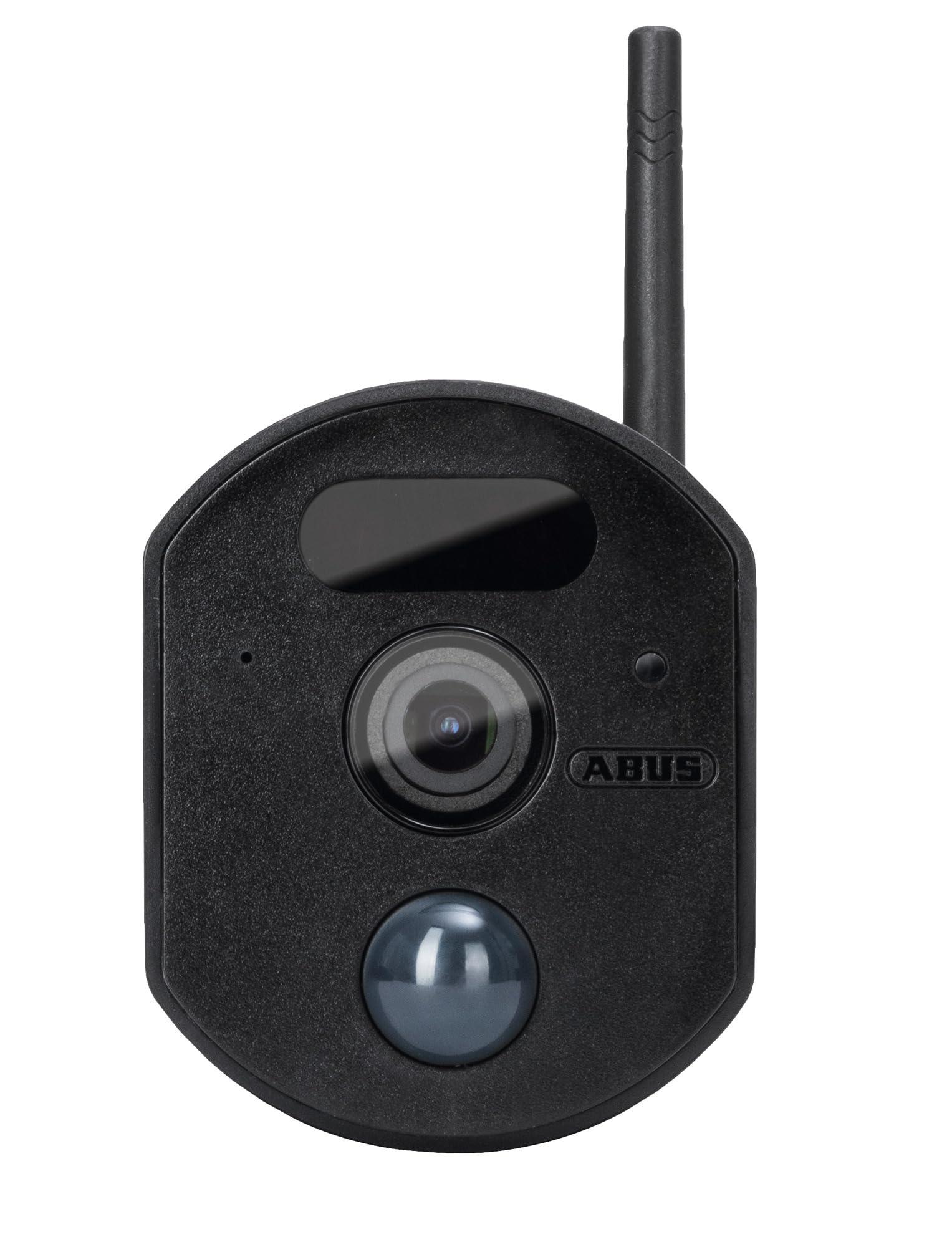 ABUS EasyLook BasicSet PPDF17000 – Kaamera + kaasaskantav puutetundlik monitor – lihtne kasutamine, alarmi- ja salvestusrežiim, kahesuunaline heli, öövaatlus, must, 1080p – pakend ja tarvikud