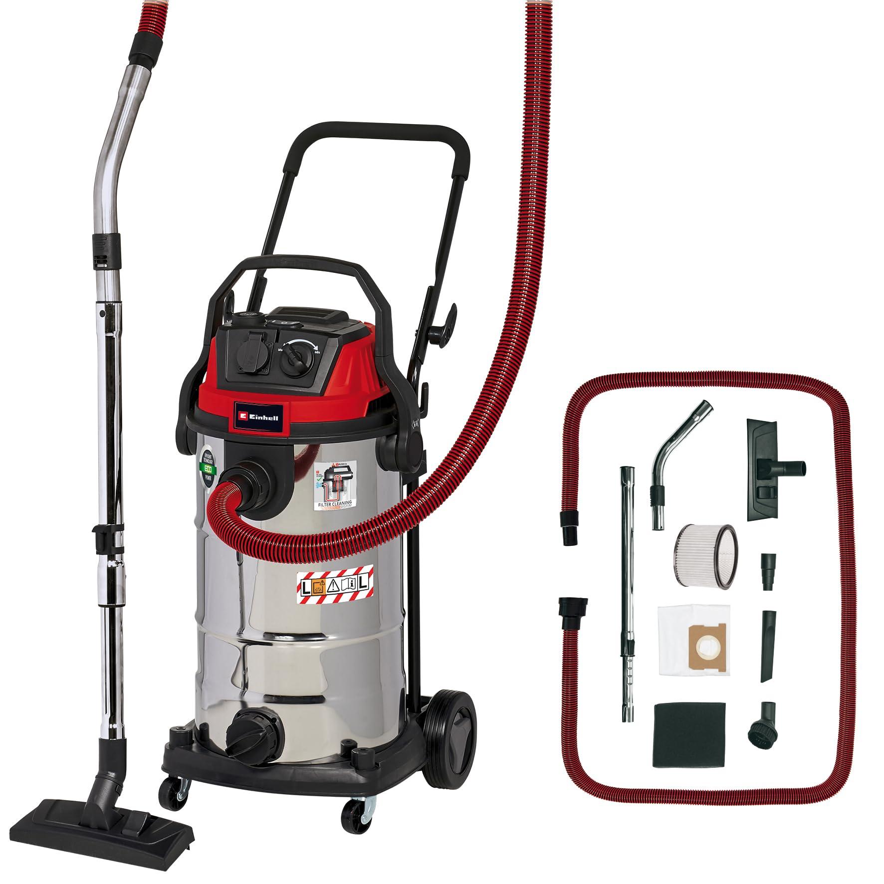 Einhell märg- ja kuivtolmuimeja TE-VC 2340 SACL (1 500 W, 225 mbar, 9 m tööraadius, HEPA-kurrufilter, filtripuhastussüsteem, 40 l mahuti, tolmukaitseklass L, 1 900 W automaatne pistikupesa)