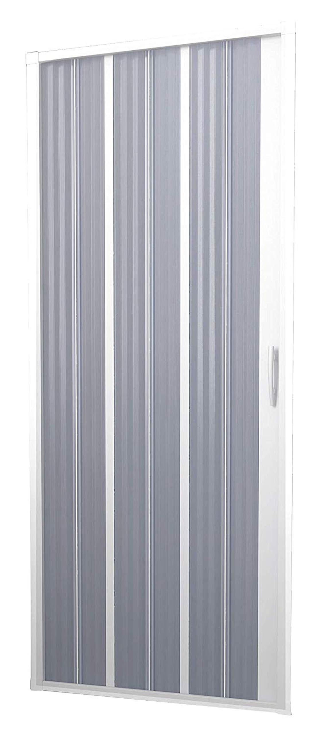 FORTE BXF121001 Dušisein Flex 100 x 185 cm PVC, Valge, 100-80 CM