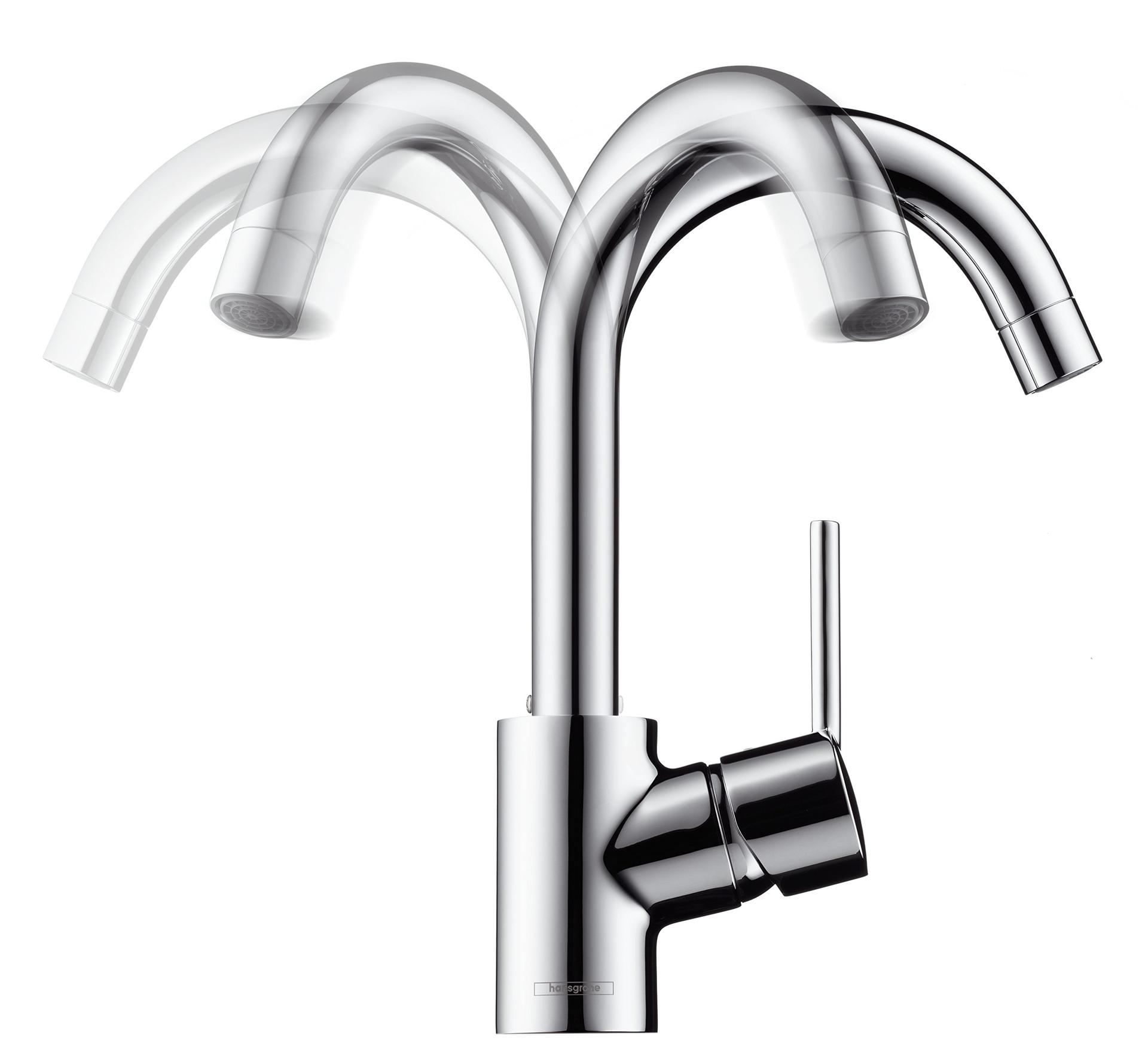 hansgrohe Focus M41 – Köögisegisti, 1 veevoolutüüp, köögisegisti kõrgusega 260 mm, 360° pööratav segistisegisti, kroom, 31820000 – pakend ja tarvikud