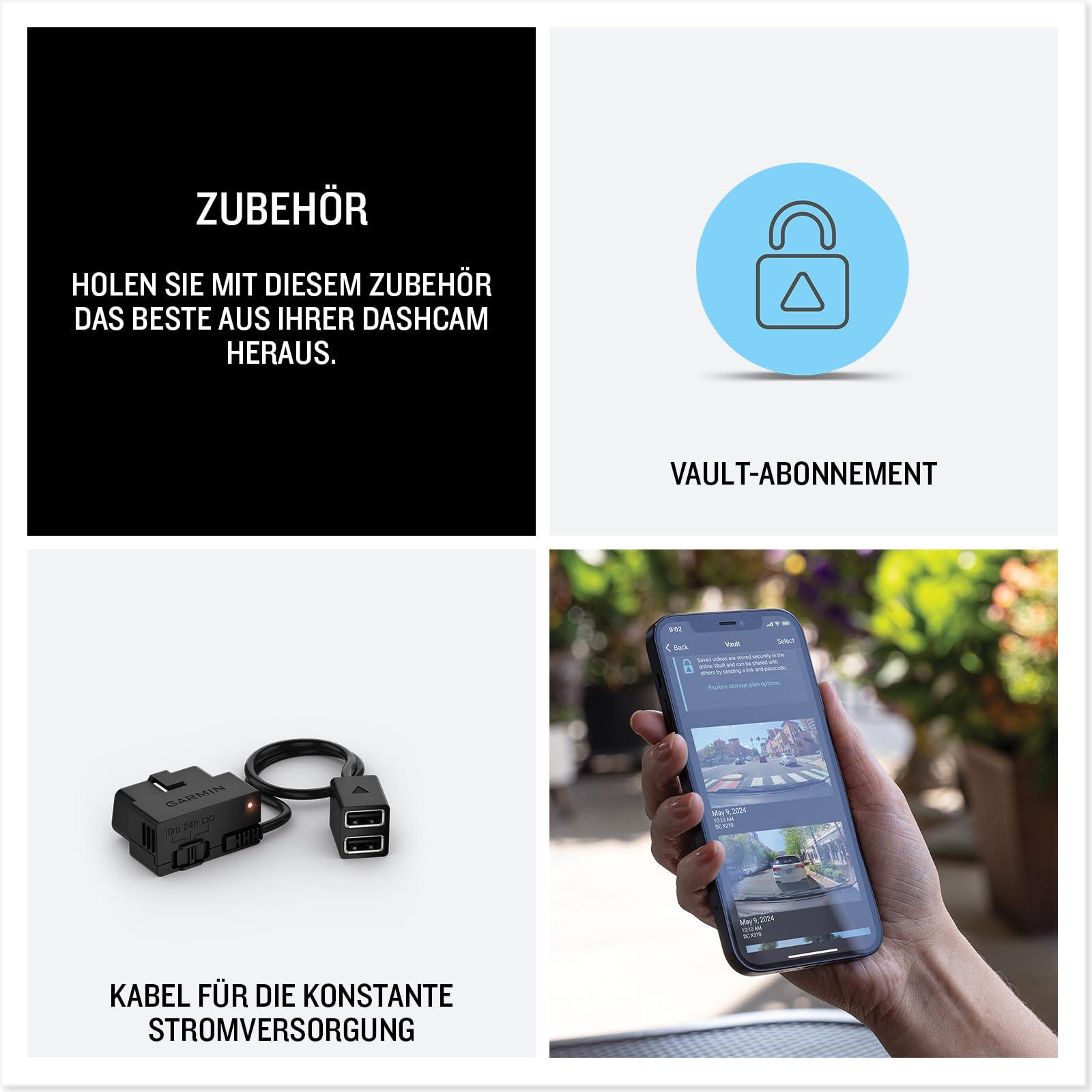Garmin Dash Cam™ Mini 3 – väike autokaamera 1080p HD resolutsiooniga, 140° vaatenurgaga, Garmin Clarity polarisatsioonifiltriga ja automaatse avariituvastusega – pilt 6