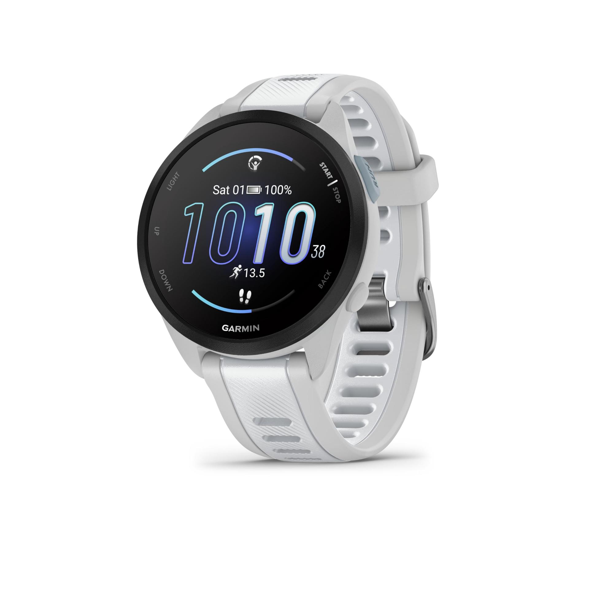 Garmin Forerunner 165 Music – kerge GPS-nutikell jooksjatele, 1,2″ AMOLED puuteekraan, treeningsoovitused, terviseandmed, nutikad funktsioonid ja muusika randmel