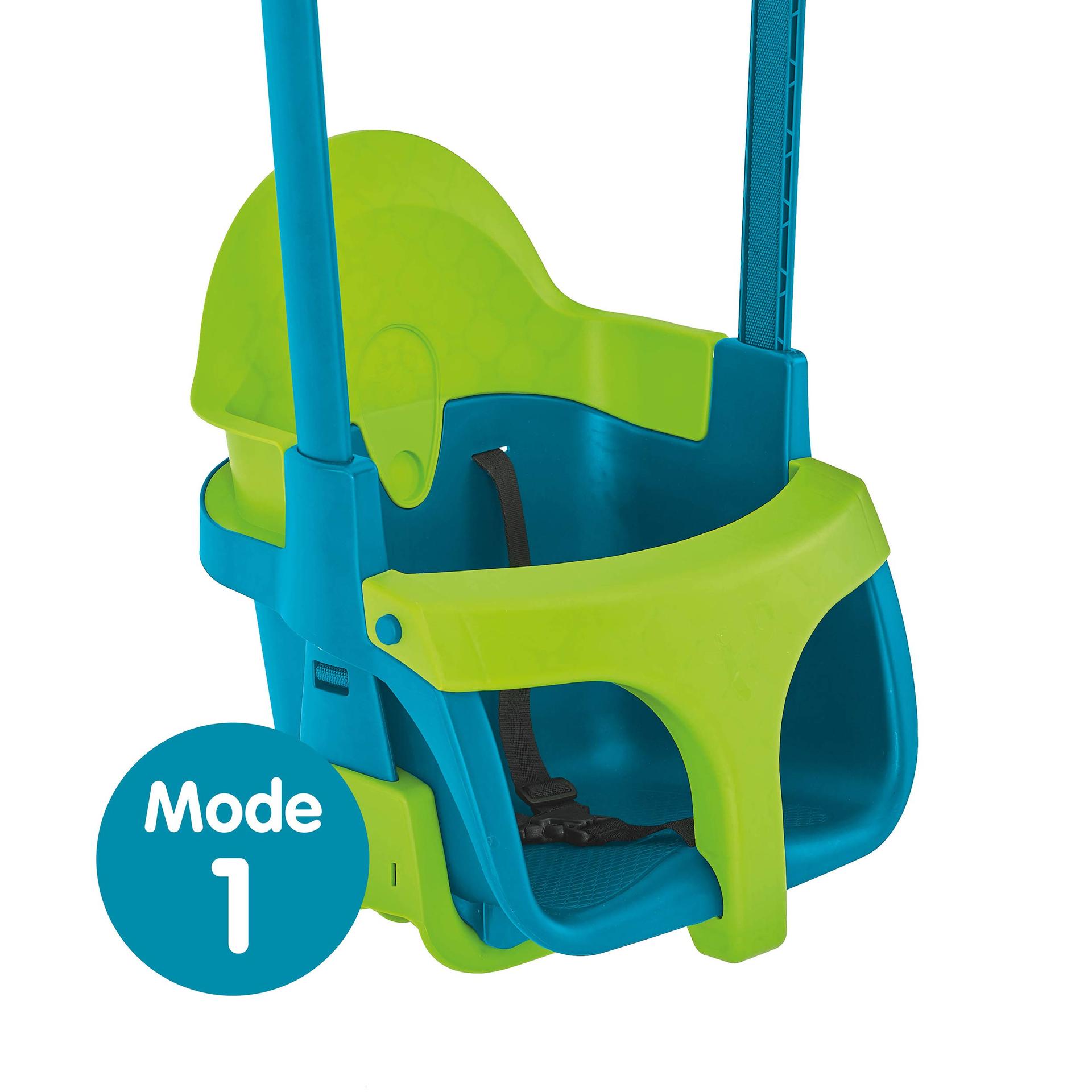 TP Toys TP900 Monate 4-ühes reguleeritav Quadpod beebikiik alates 6 kuust kuni 8-aastastele lastele, roheline-sinine, universaalne suurus – pilt 7