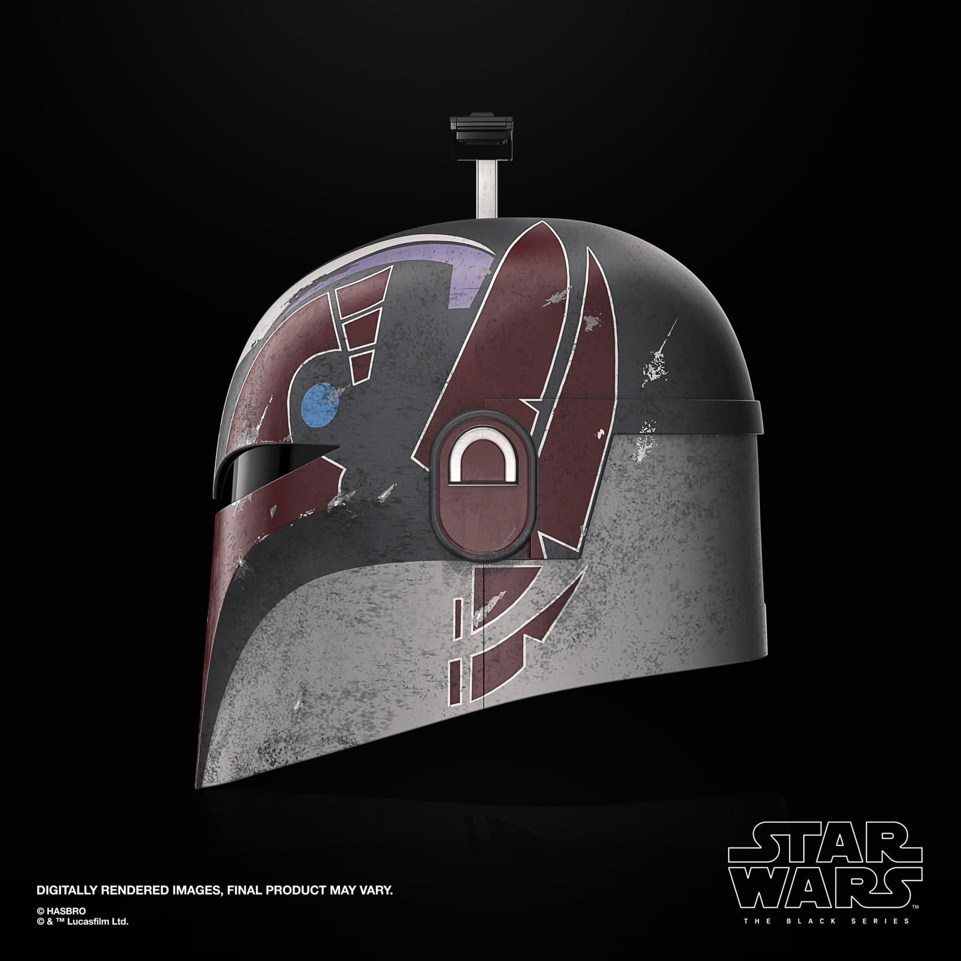 Star Wars The Black Series Sabine Wren elektrooniline premium kiiver rollimängu tarvik täiskasvanutele – kasutusnäide