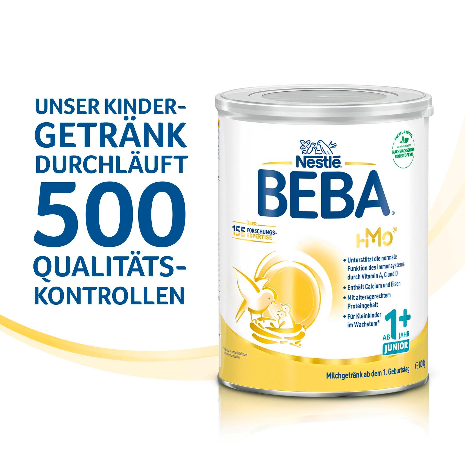 BEBA Nestlé BEBA JUNIOR 1 piimajook alates 1. sünnipäevast, 6-pakk (6 x 800g) – pilt 8