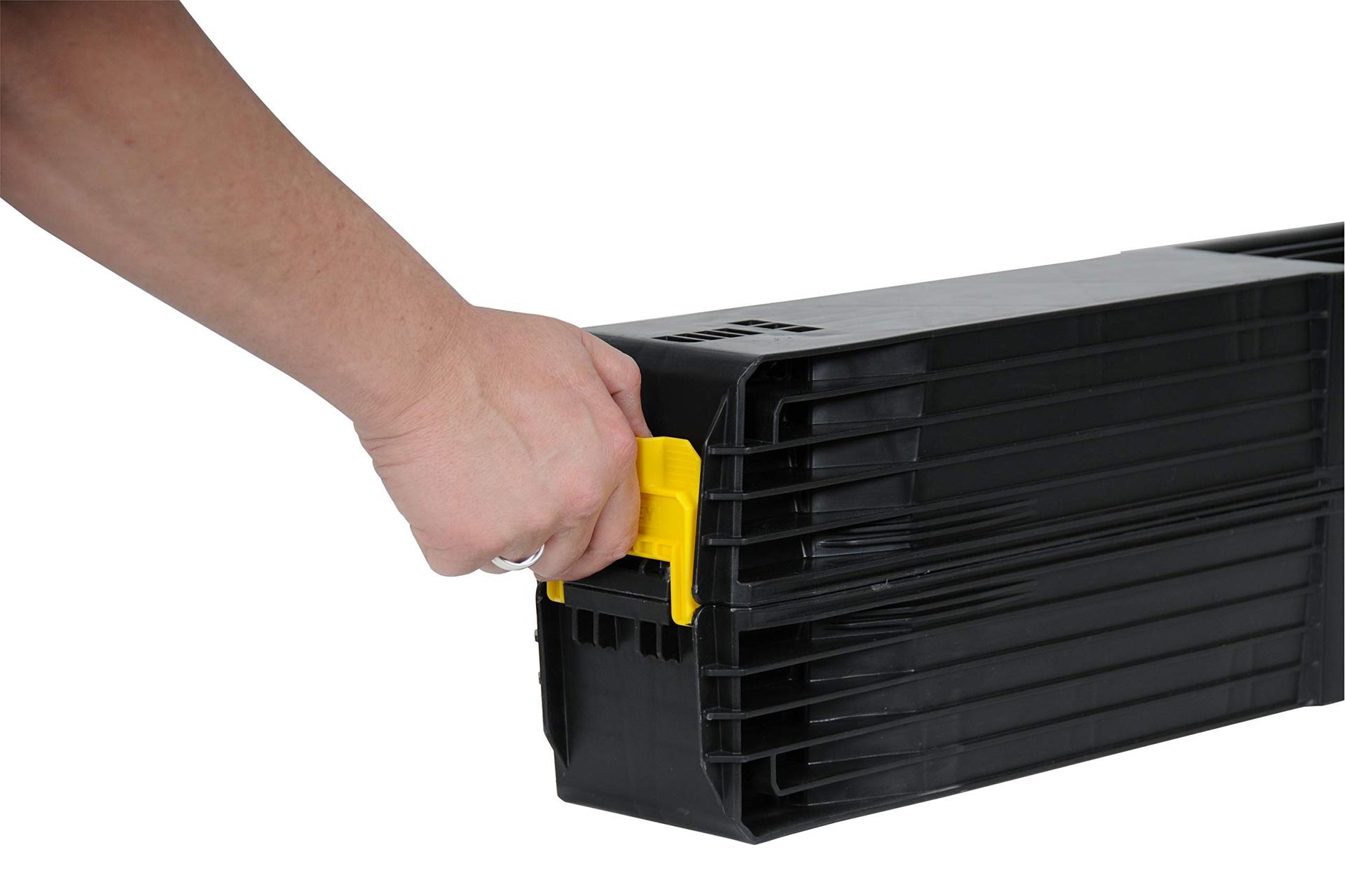 Stanley kokkupandav tugijalgade paar metallist 1-97-475 – plastikust kattega ja libisemiskindlate kummijalgadega – kuni 340 kg kandevõime – 101,7 x 12,5 x 75,8 cm – pilt 9