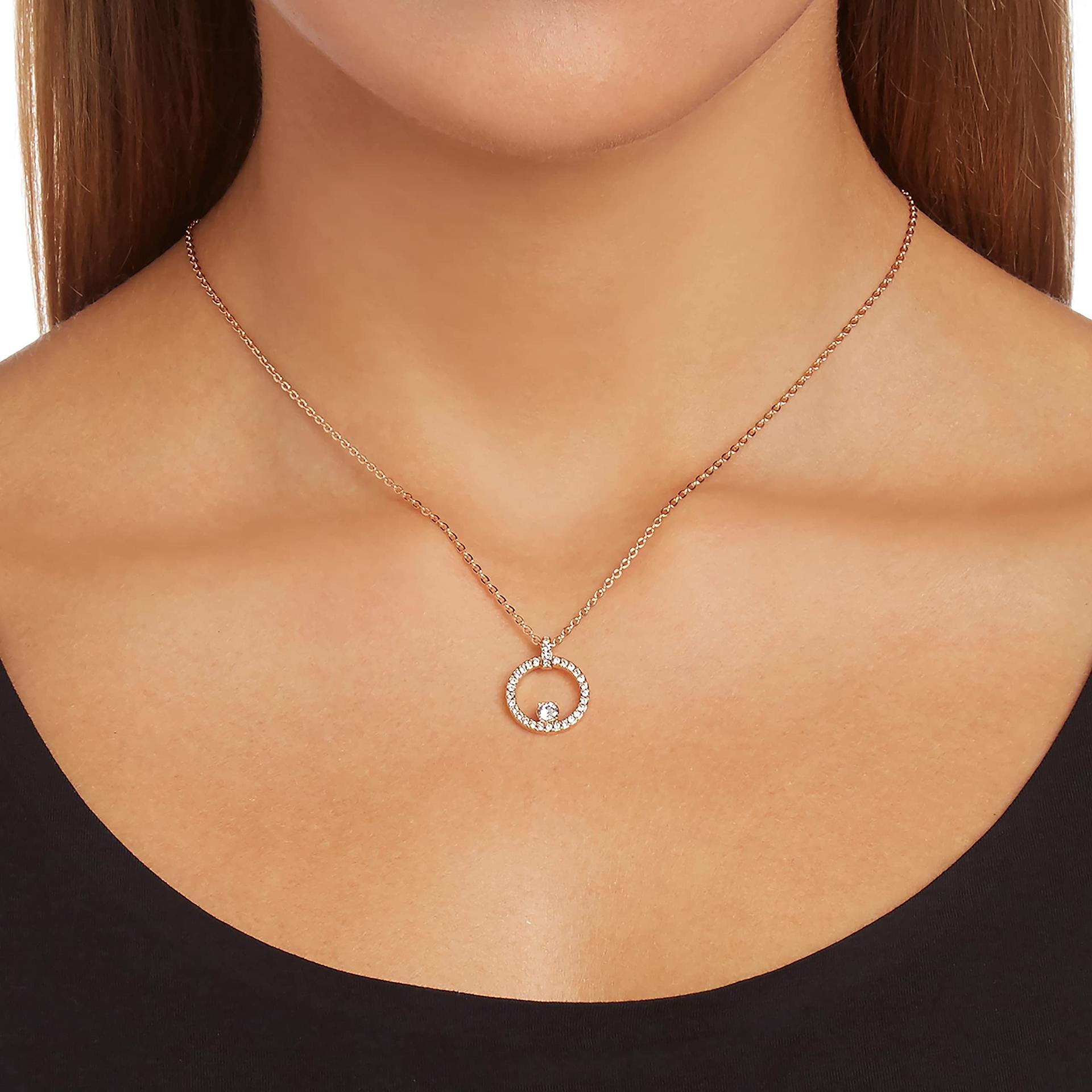 Swarovski Constella ripats, ümmargune, valge, roosakuldne kate – lisavaade
