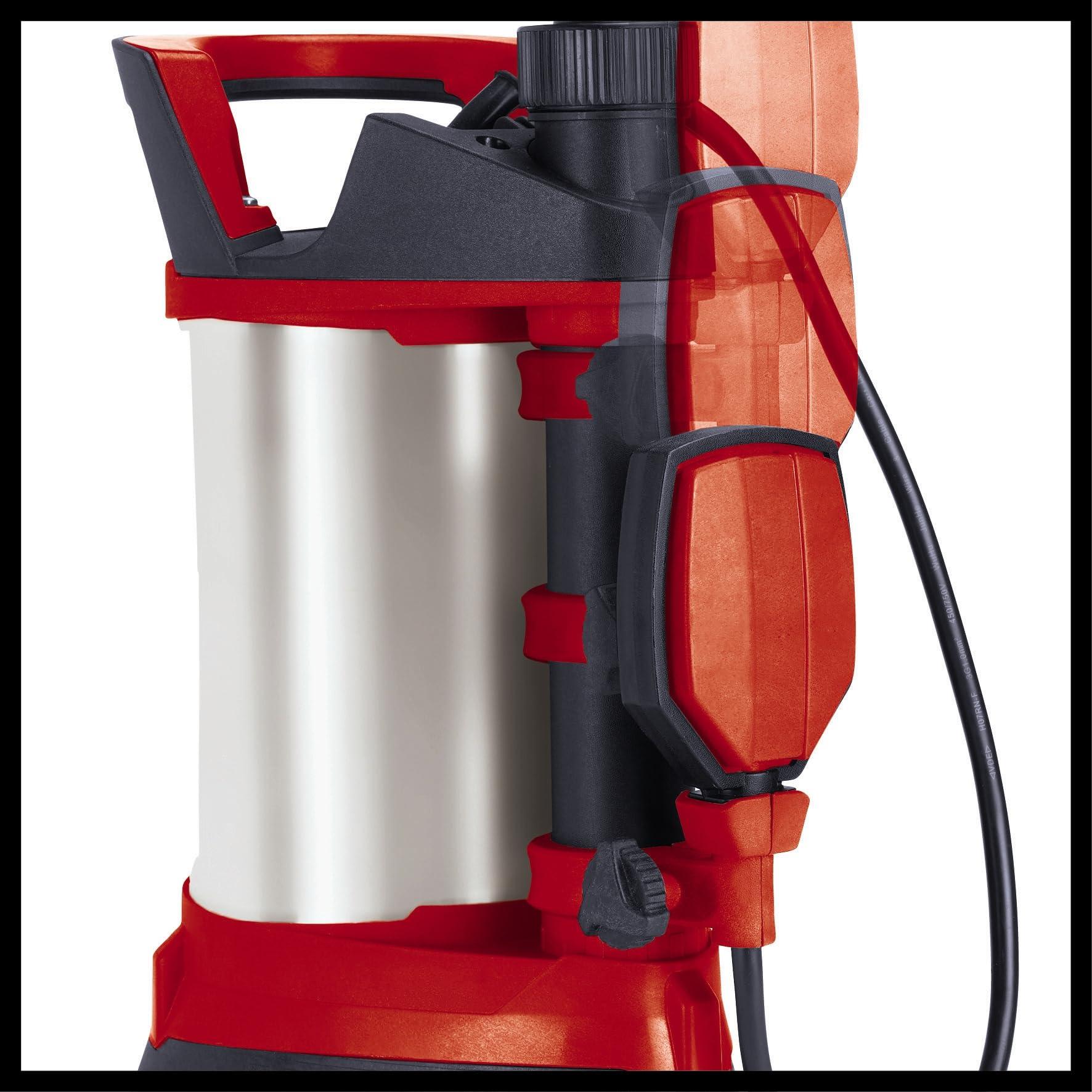 Einhell muda- ja puhta vee pump GE-DP 7535 N LL ECO 2-in-1 (750 W, kuni Ø 35 mm osakesed, maks. 18 500 L/h, Quick-Connector & universaaladapteriga) – pilt 6