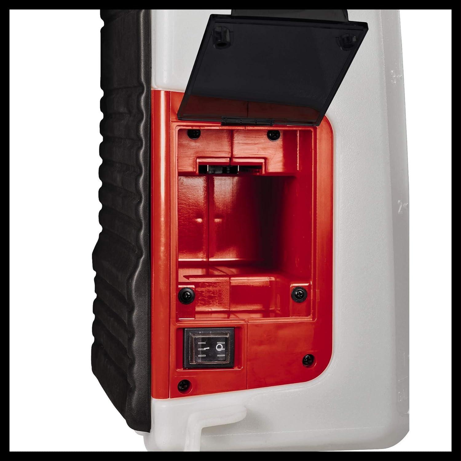 Einhell akutoitega surveprits GE-WS 18/150 Li-Solo Power X-Change (liitiumioon, 15 l mahutiga, mõõteskaalaga, reguleeritava messingist düüsiga, roostevabast terasest pihustuslanstaga, ilma aku ja laadijata) – lisavaade