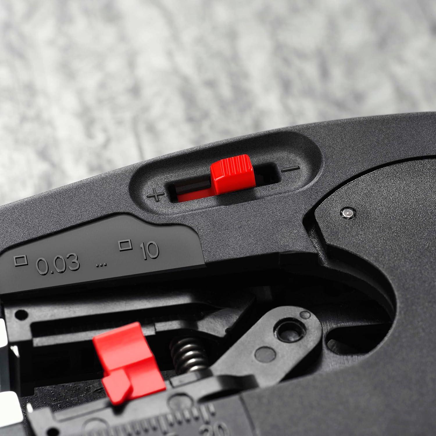 KNIPEX NexStrip Elektriku-multitööriist libisemiskindlate plastikkatete ja 190 mm pikkusega – 12 72 190 SB – pakend ja tarvikud