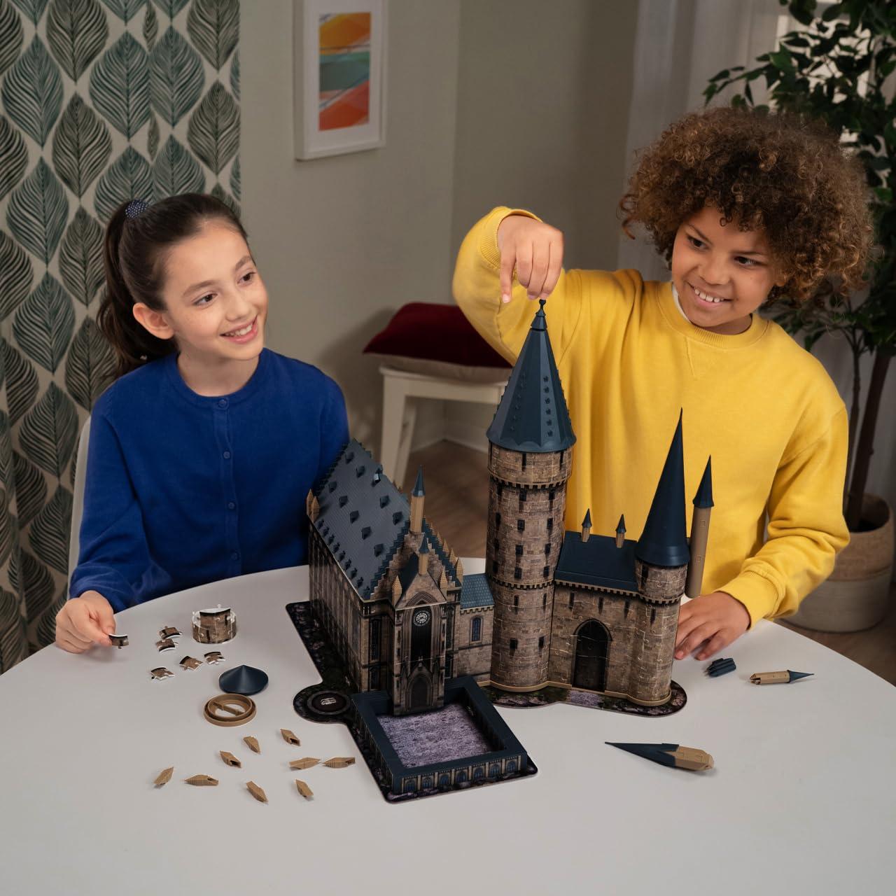 Ravensburger 3D Pusle 11550 – Harry Potteri Sigatüüka Loss – Suur Saal – Ööversioon – Valgustusega Suur Saal kõigile Harry Potteri fännidele alates 10. eluaastast – kasutusnäide