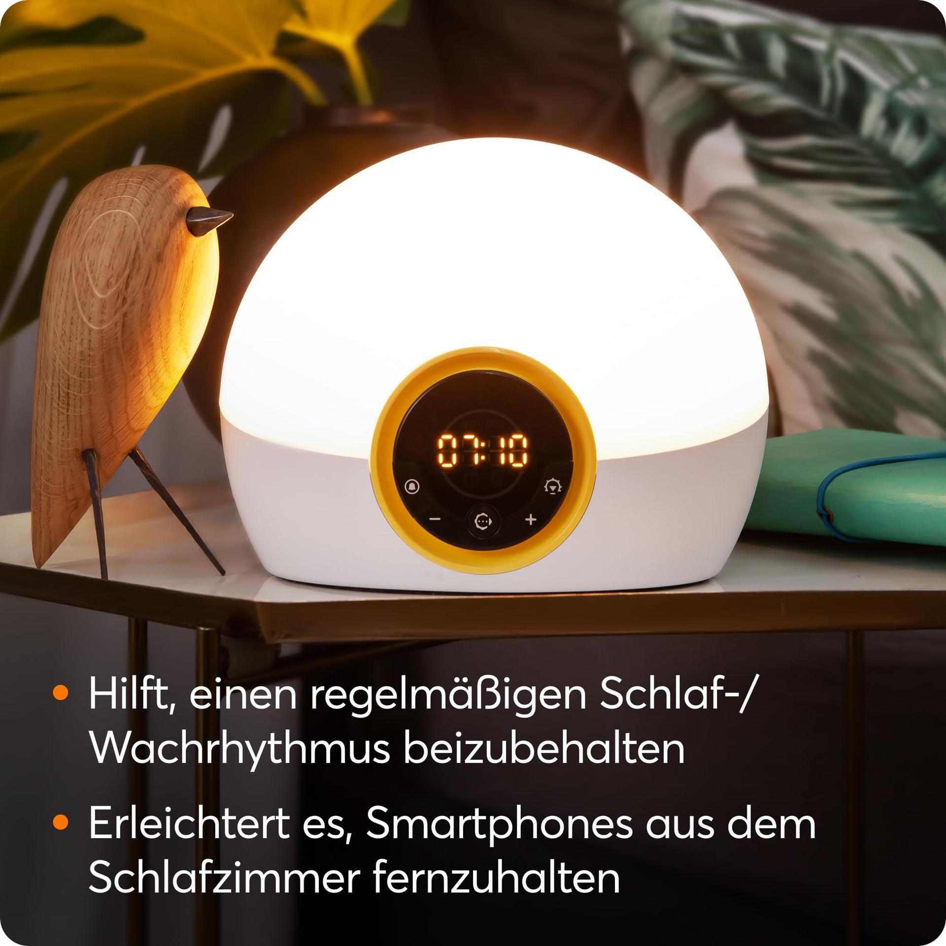 Lumie Bodyclock Rise 100 äratuskell päikesetõusu ja loojanguga, valge – pilt 6