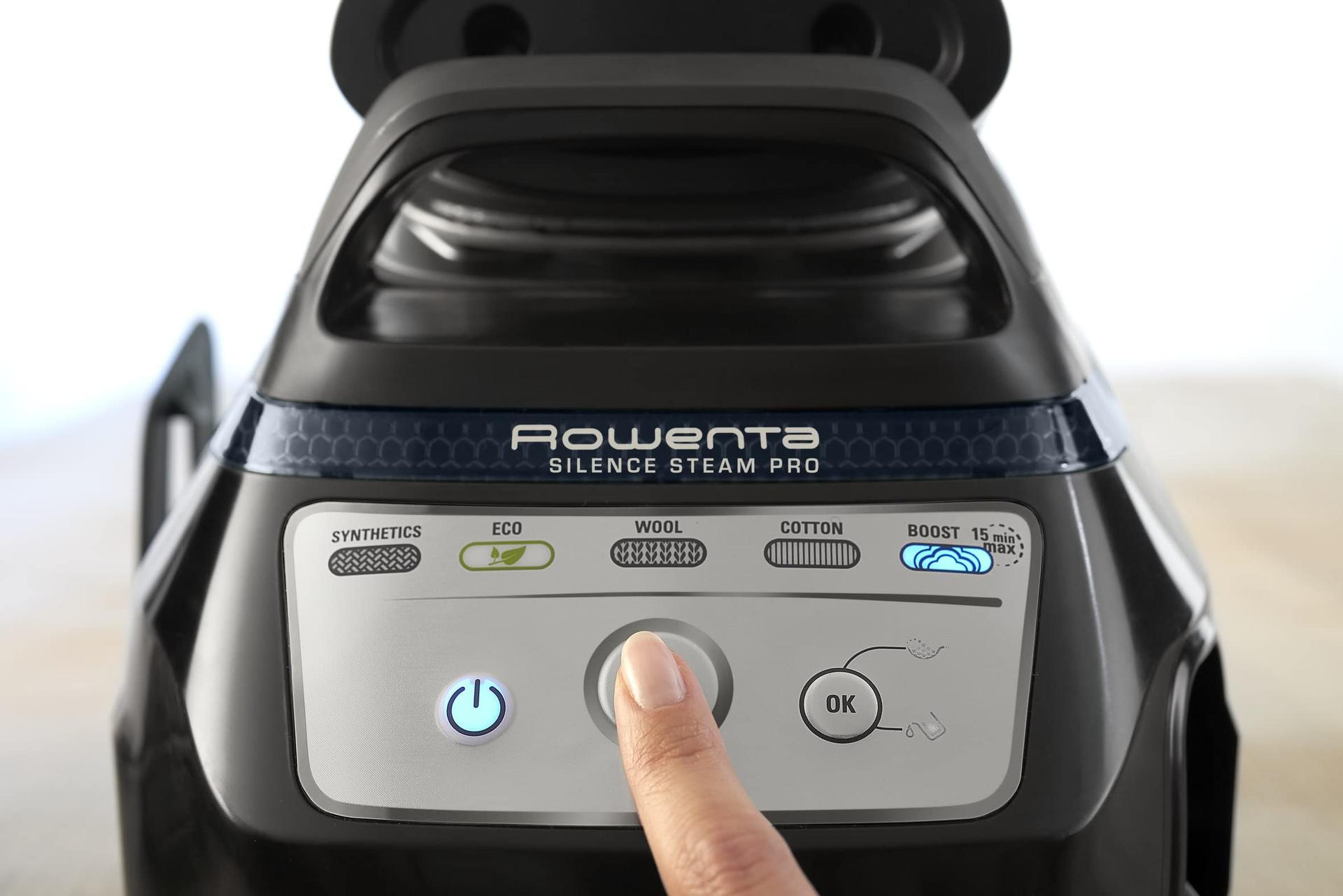 Rowenta DG9248F0 Silence Steam Pro aurutriikimissüsteem, 2800 W, 1.3 liitrit, Must/Roheline – pilt 6