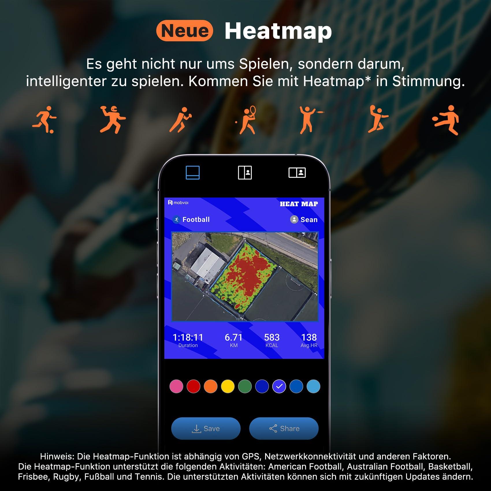 TicWatch Atlas nutikell meestele – Android Wear OS, 90-tunnine aku, 110+ treeningrežiimi, Heat Map, kukkumisandur, tervise jälgimine, 5ATM veekindlus, sisseehitatud GPS ja kompass – ainult Androidi jaoks – lisavaade