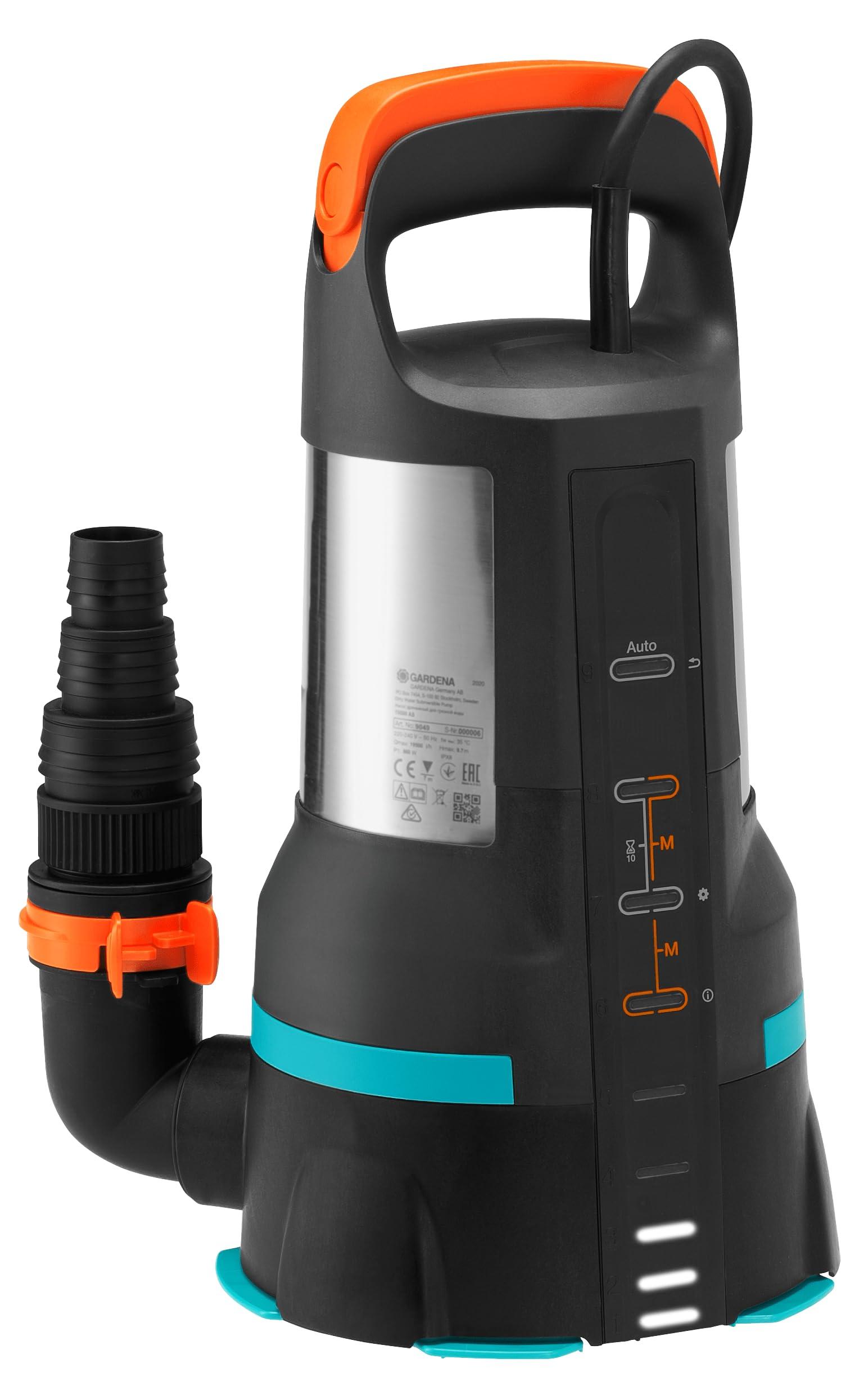 Gardena 09049-20 Selge-/mustvee sukelpump 19500 Aquasensor, kuni 19 500 l/h – LED-aquasensor – detailne vaade