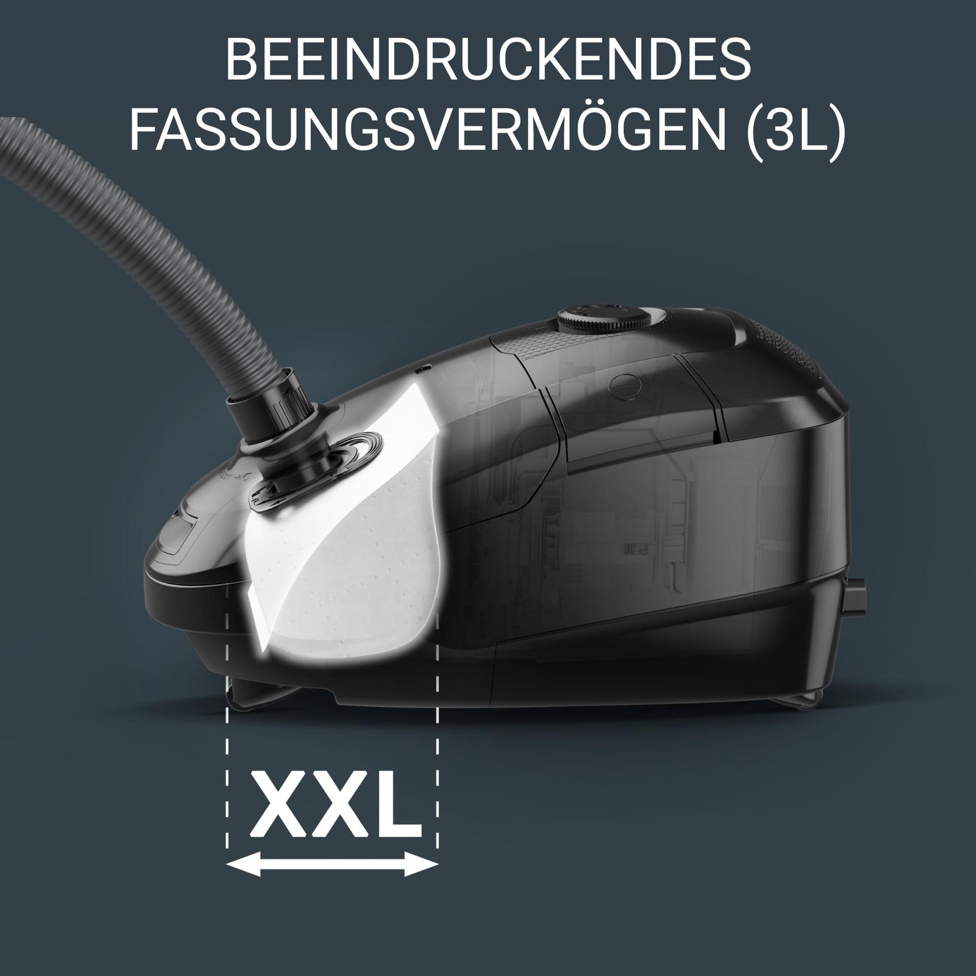 Rowenta RO3143 Power XXL tolmuimeja kotiga, 900 W, 4,5 liitrit, sinakashall – pilt 6