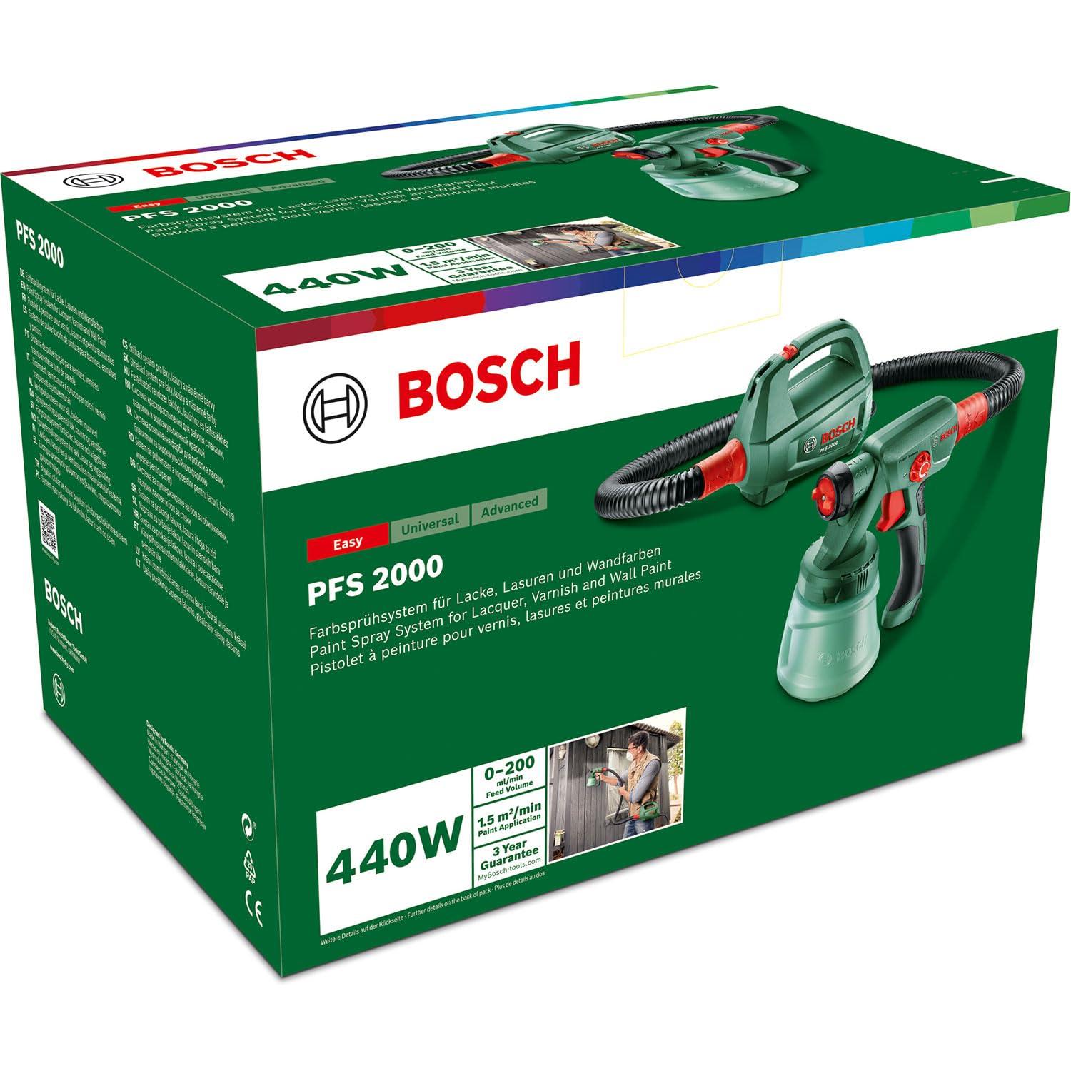 Bosch elektriline värvipihustussüsteem PFS 2000 (440 W, karbis) – pilt 9