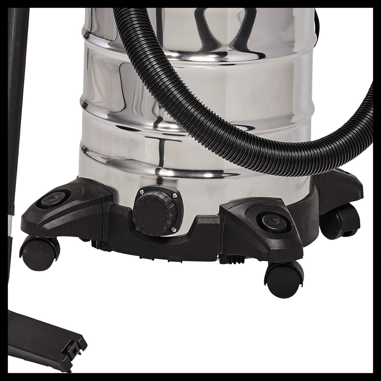 Einhell märg- ja kuivtolmuimeja TC-VC 1930 S (1 500 W, roostevabast terasest 30 l mahuti, puhumisfunktsioon, plastist imuvoolik, kombiotsik, praootsik ja mitmesugused filtrid) – pilt 8