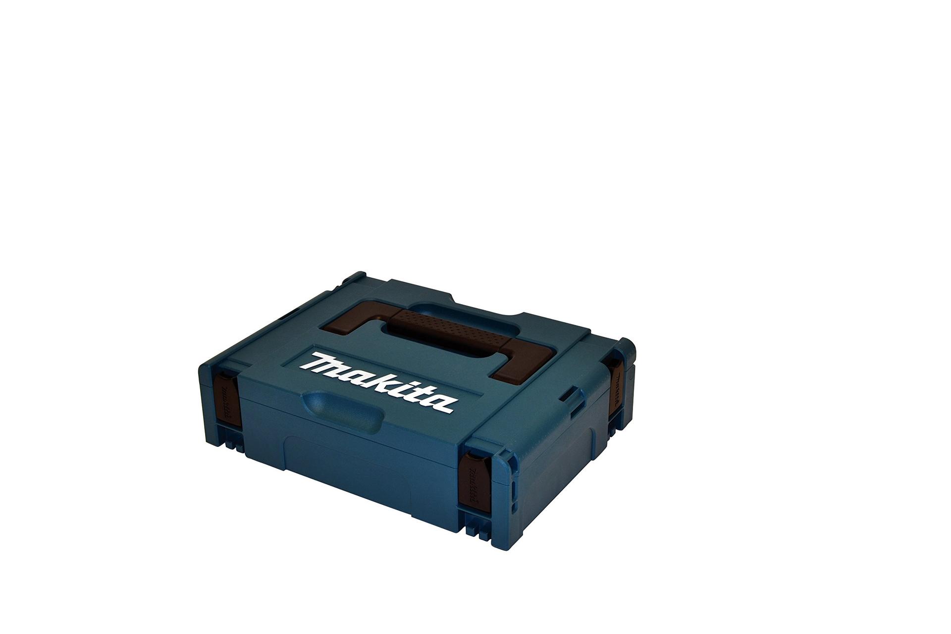 Makita BO3711J vibratsioonlihvija 190 W Makpac kohvris, must, sinine (P x L x K) 253 x 92 x 154 mm – pakend ja tarvikud