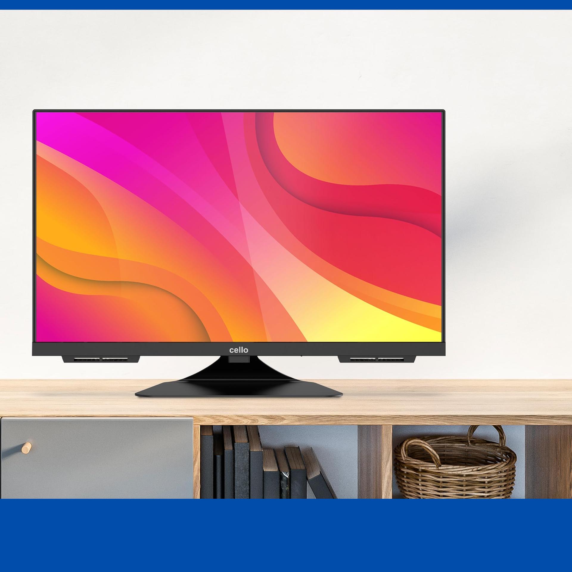 Cello C2424WS Trav 24″ SMART 12V Camping-Reisi TV raamita, kolmik-tuuner, Bluetooth, WebOS LG, Pitch Perfect kõlar, Disney+, Netflix, matkaauto, veok, paat [2024] – pakend ja tarvikud