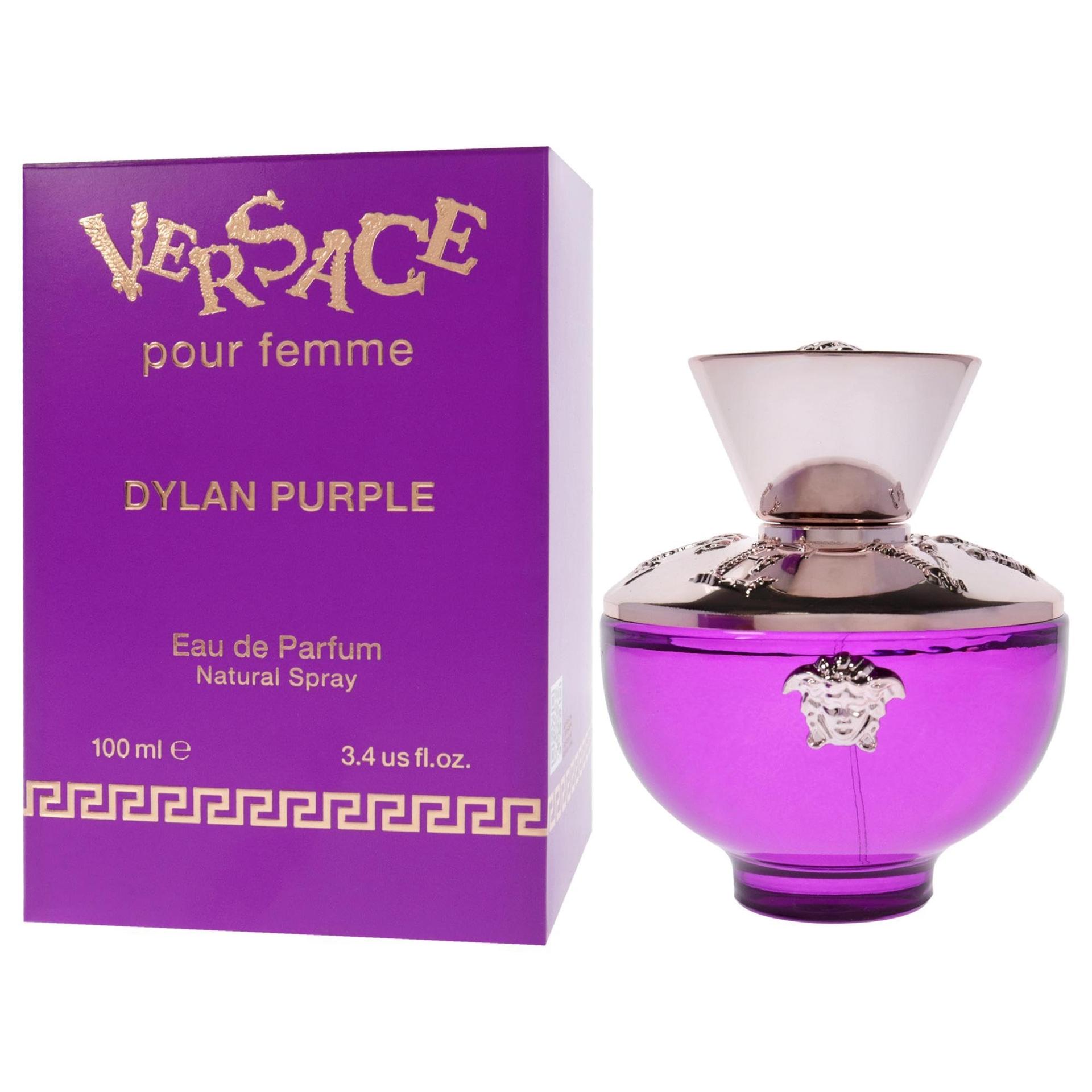Versace Dylan Purple naiste parfüümvesi, pihustiga, 100 ml – kasutusnäide