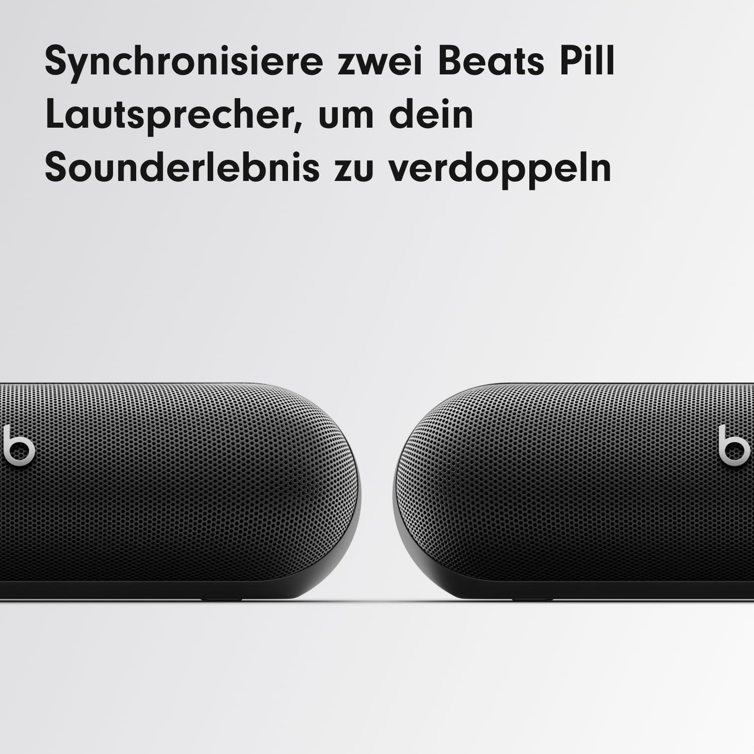 Beats Pill – Juhtmevaba Bluetooth kõlar ja kaasaskantav laadija USB-C kaudu, kuni 24 tundi aku kestvust, IP67 vee- ja tolmukindel, ühilduv Apple’i ja Androidiga – Mattmust – pilt 7