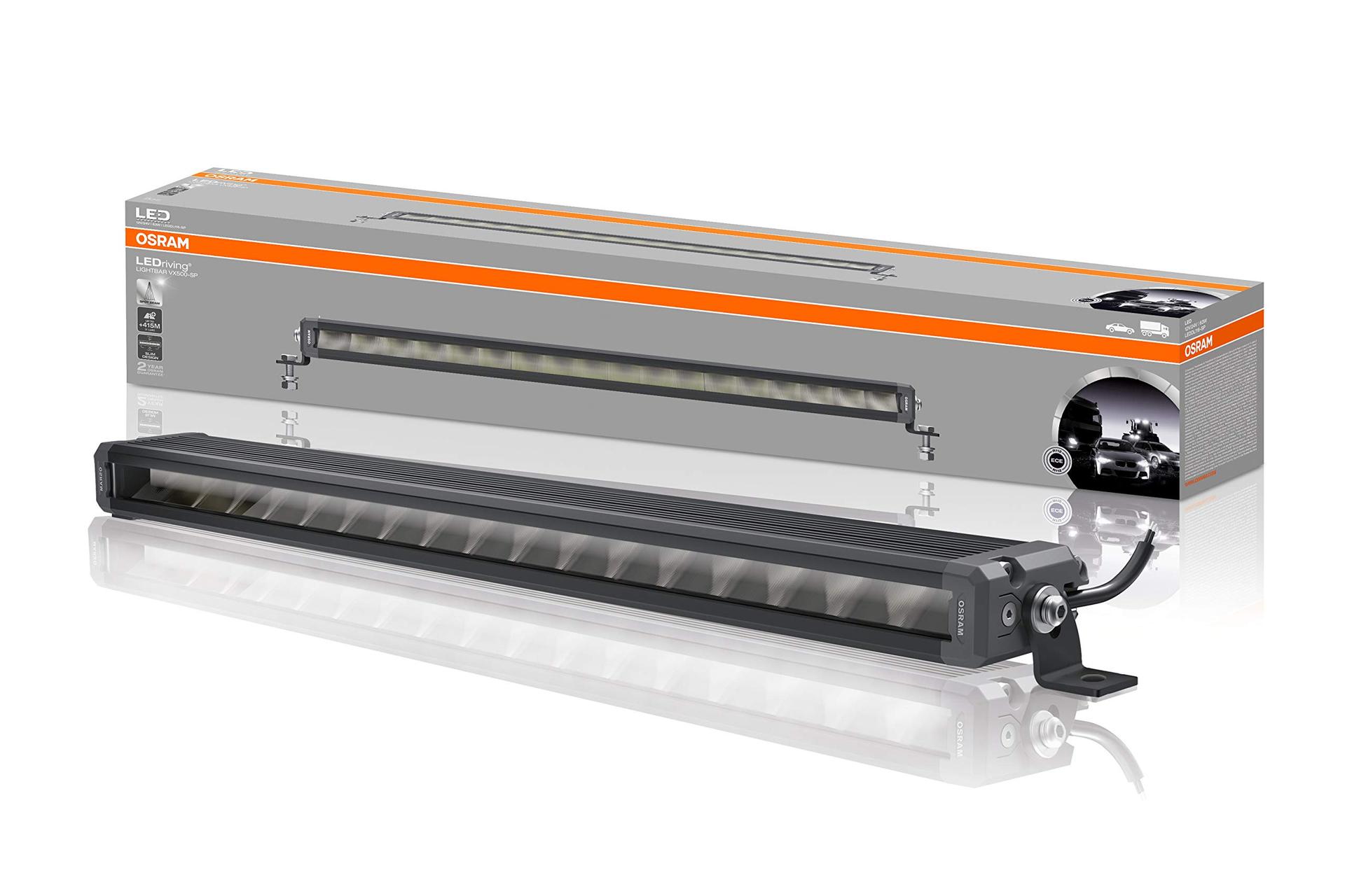 OSRAM LEDriving LIGHTBAR VX500-SP, LED lisatulede kaugtuli, Spot, 2800 luumenit, valgusvihk kuni 415 m, LED töövalgusti, ECE heakskiit