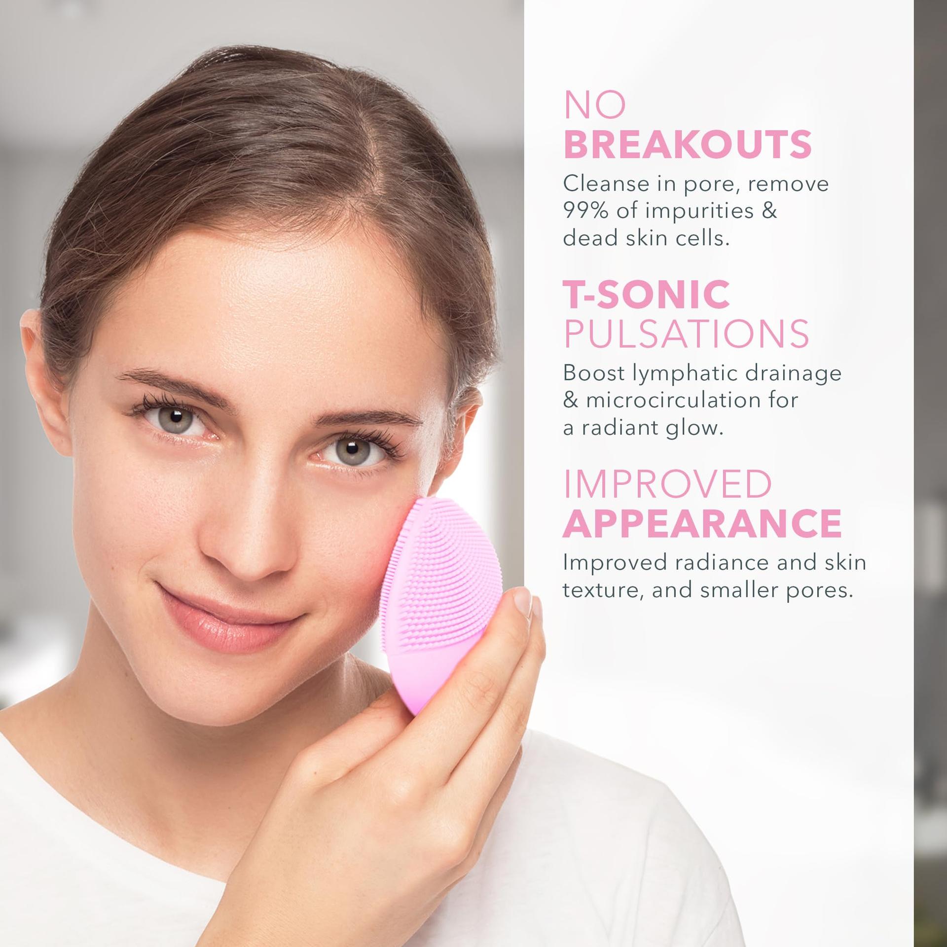 FOREO LUNA mini 2 näopuhastushari | Reisiversioon | Elektriline näomassaažiseade | Kõigile nahatüüpidele ülihügieeniline nahahooldus | Lihtne näopuhastus | Elektriline silikoonist näopuhastaja – detailne vaade
