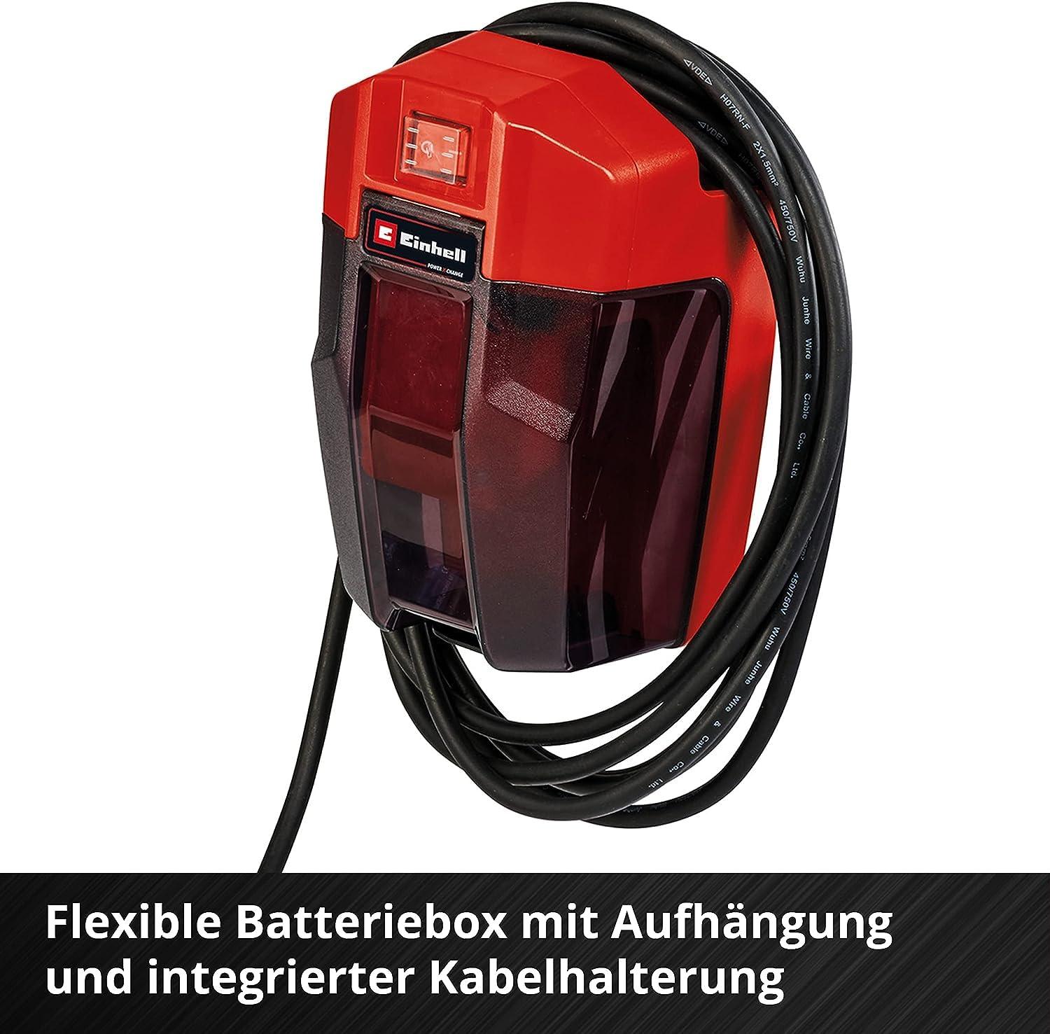 Einhell aku-sukelduspump/Regenveepump GE-PP 18 RB Li-Solo Power X-Change (18 V, maksimaalne surve 2 bar, kuni 3.000 L/h, paindlik akukarp, ilma akuta) – lisavaade