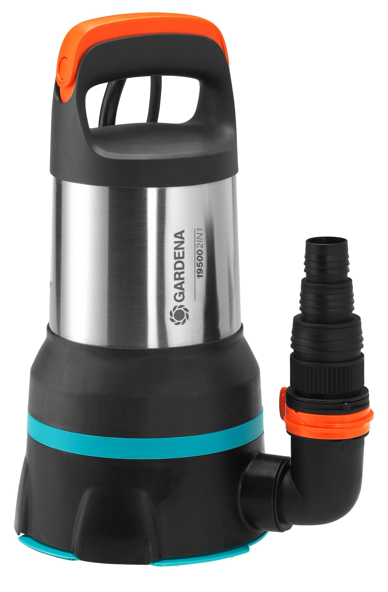 Gardena 09049-20 Selge-/mustvee sukelpump 19500 Aquasensor, kuni 19 500 l/h – LED-aquasensor