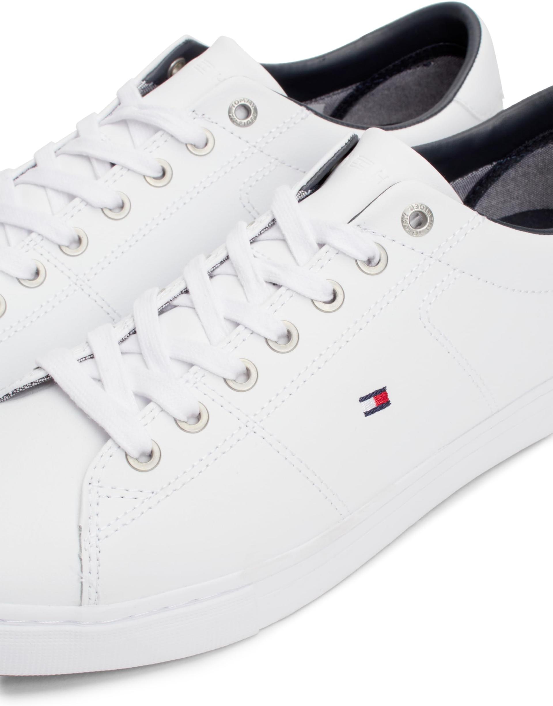 Tommy Hilfiger ESSENTIAL LEATHER SNEAKER Cupsole Sneaker Meestele, Valge, 44 EU – lisavaade