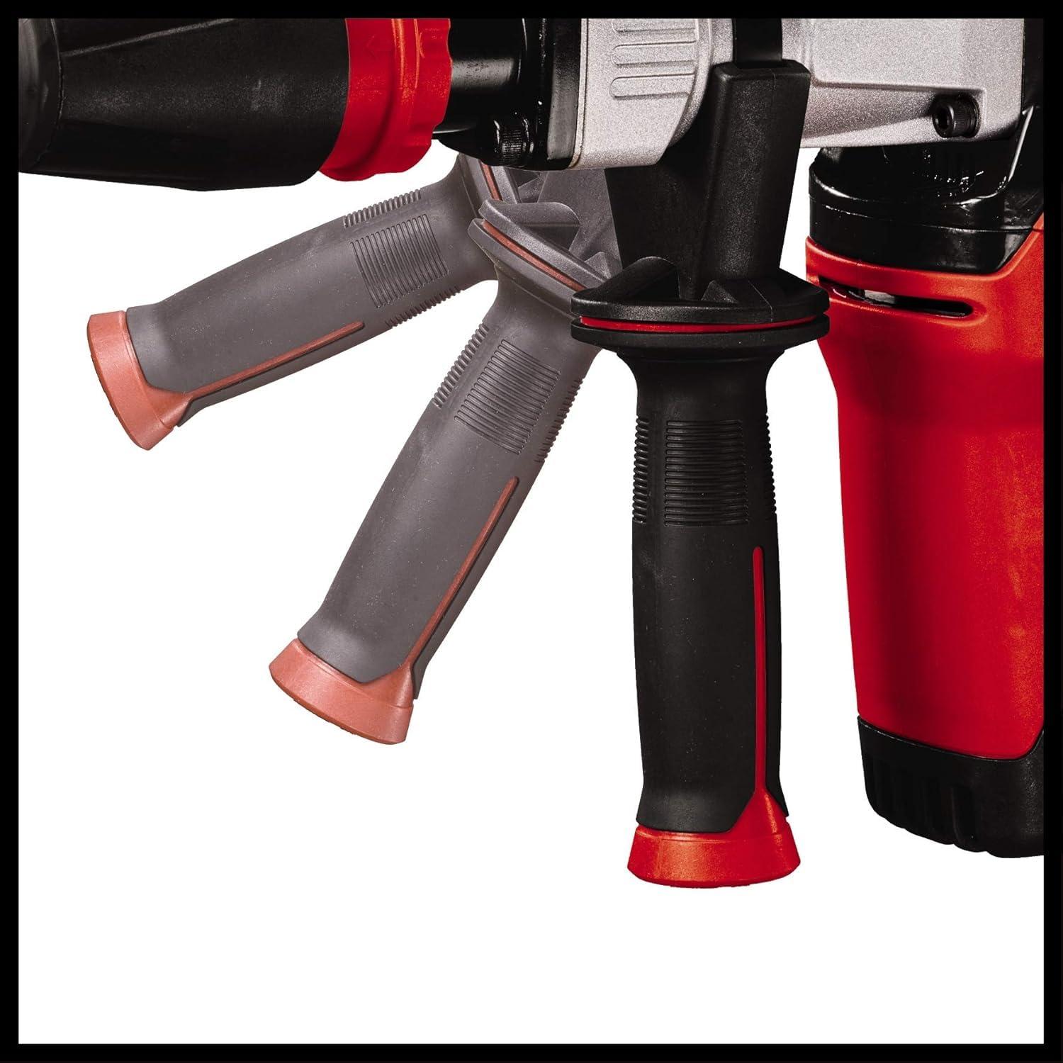Einhell lammutushaamer TE-DH 12 (1 050 W, 4 100 lööki/min, 12 J löögijõud, SDS-max tööriistahoidik, 4 m kummikaabel, sisaldab otsik- ja lamepeitlit, E-Box M55 kohver) – lisavaade
