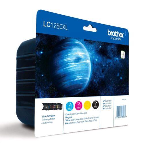 Brother LC1280XL Originaalsed XL-tintide kassetid LC-1280XL (must